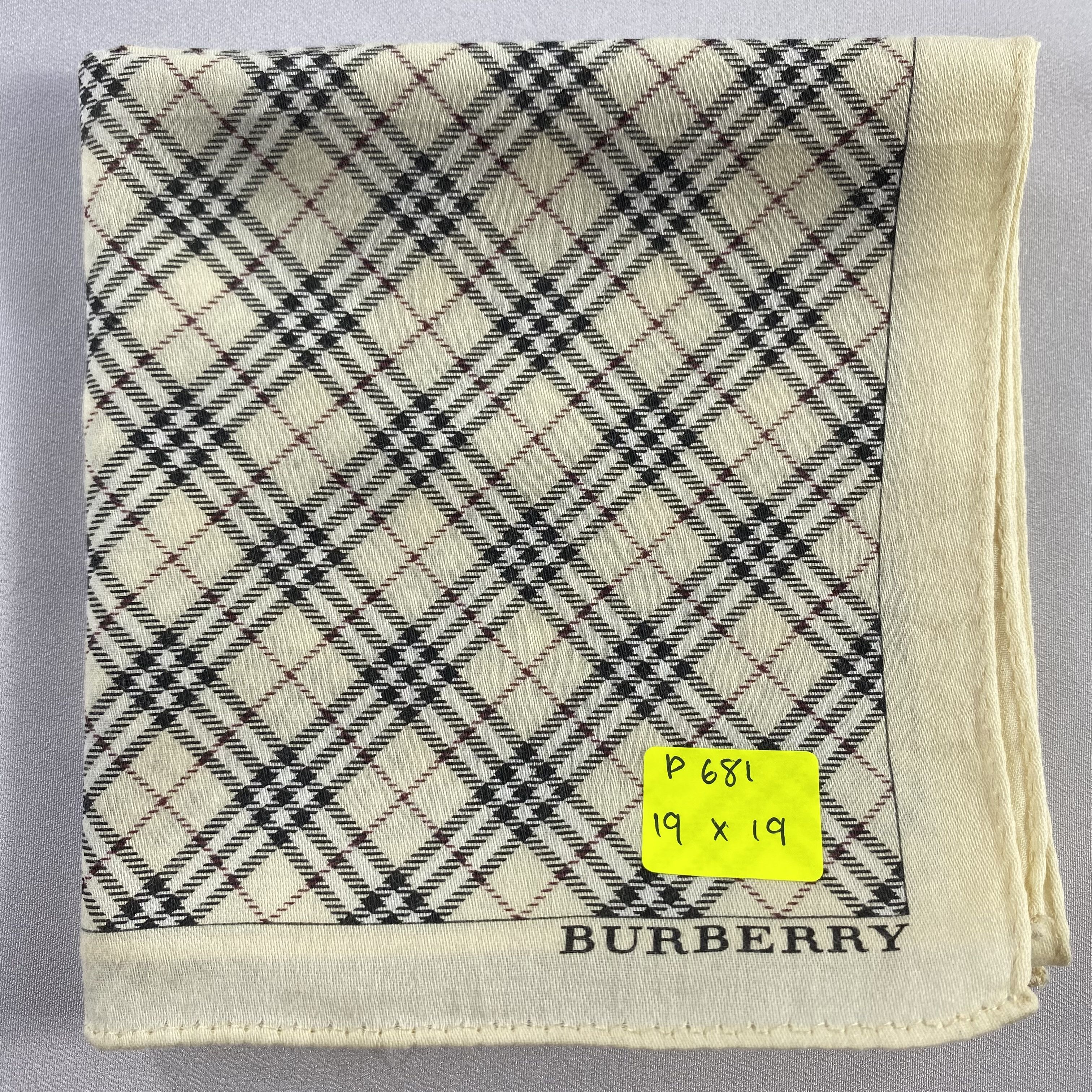 Burberry × Vintage Burberry Handkerchief / Neckerchief / Bandana-P681 Size ONE SIZE - 5 Thumbnail