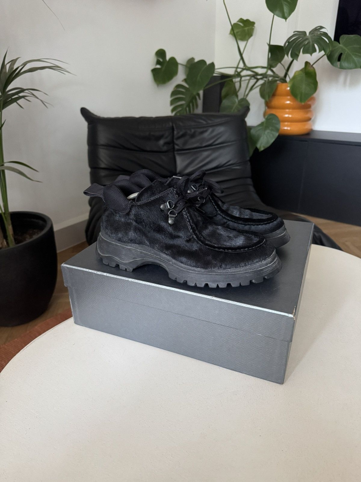 Prada PRADA Boots Calf Hair Shoes Fur Black Vintage Archive Luxury Size US 8 / EU 41 - 8 Thumbnail