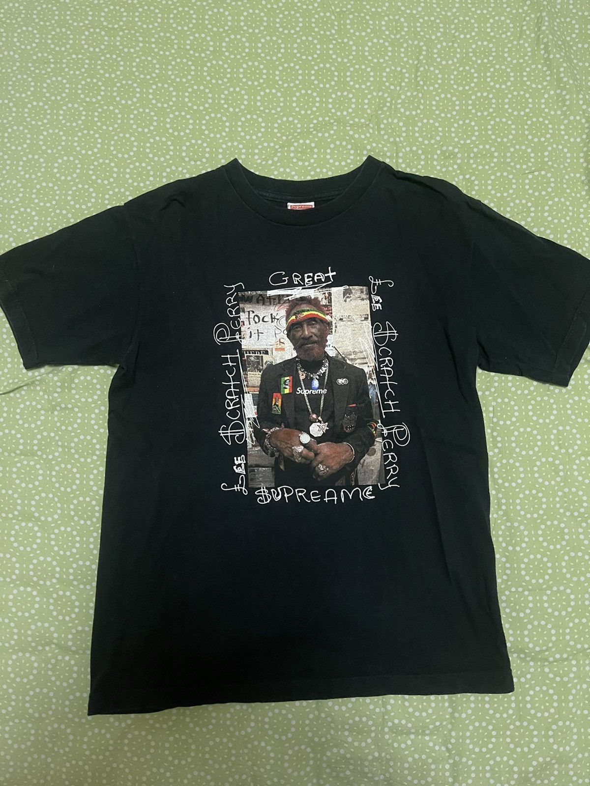 Supreme Supreme Lee Perry photo tee black small Size US S / EU 44-46 / 1 - 1 Thumbnail