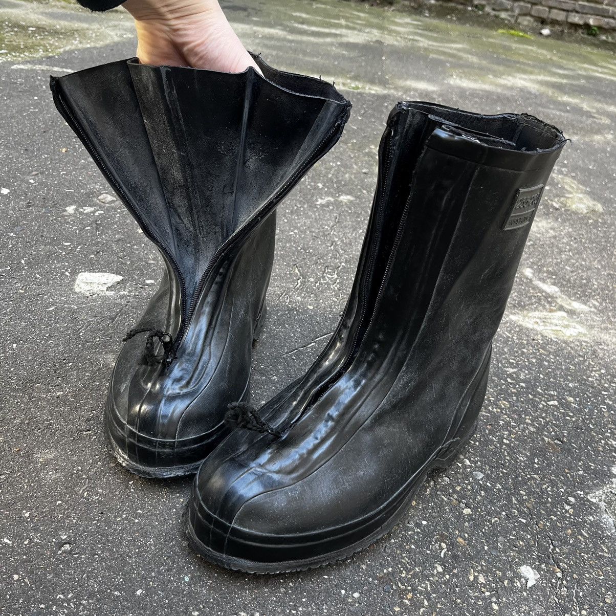 Other 80s Opium Bunny Boots Dune Rubber Combat Army Shoe Covers Size US 9.5 / EU 42-43 - 5 Thumbnail