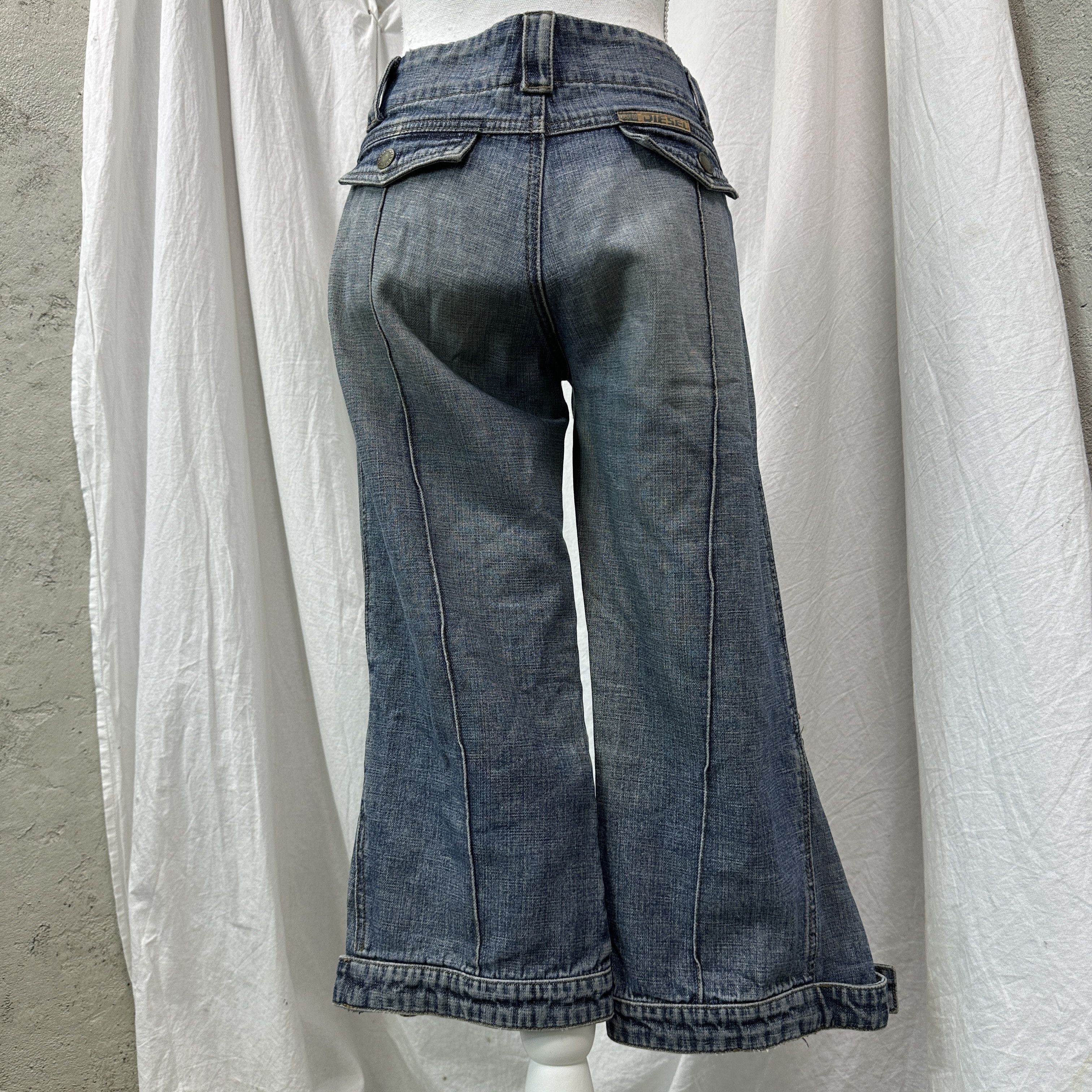 Diesel Vintage Denim Streetwear Diesel Capri Jeans Y2K Size 32" / US 10 / IT 46 - 4 Thumbnail