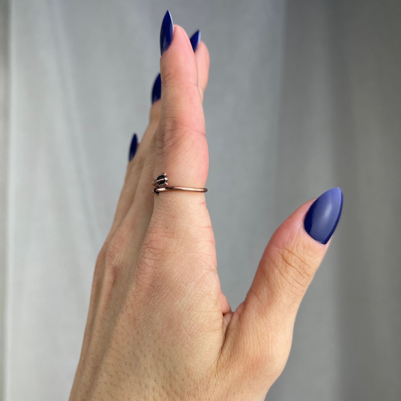 Other Dainty Copper Tone Arrow Shaped Wrap Ring Jewelry 5-5.5 NWOT Size ONE SIZE - 16 Thumbnail
