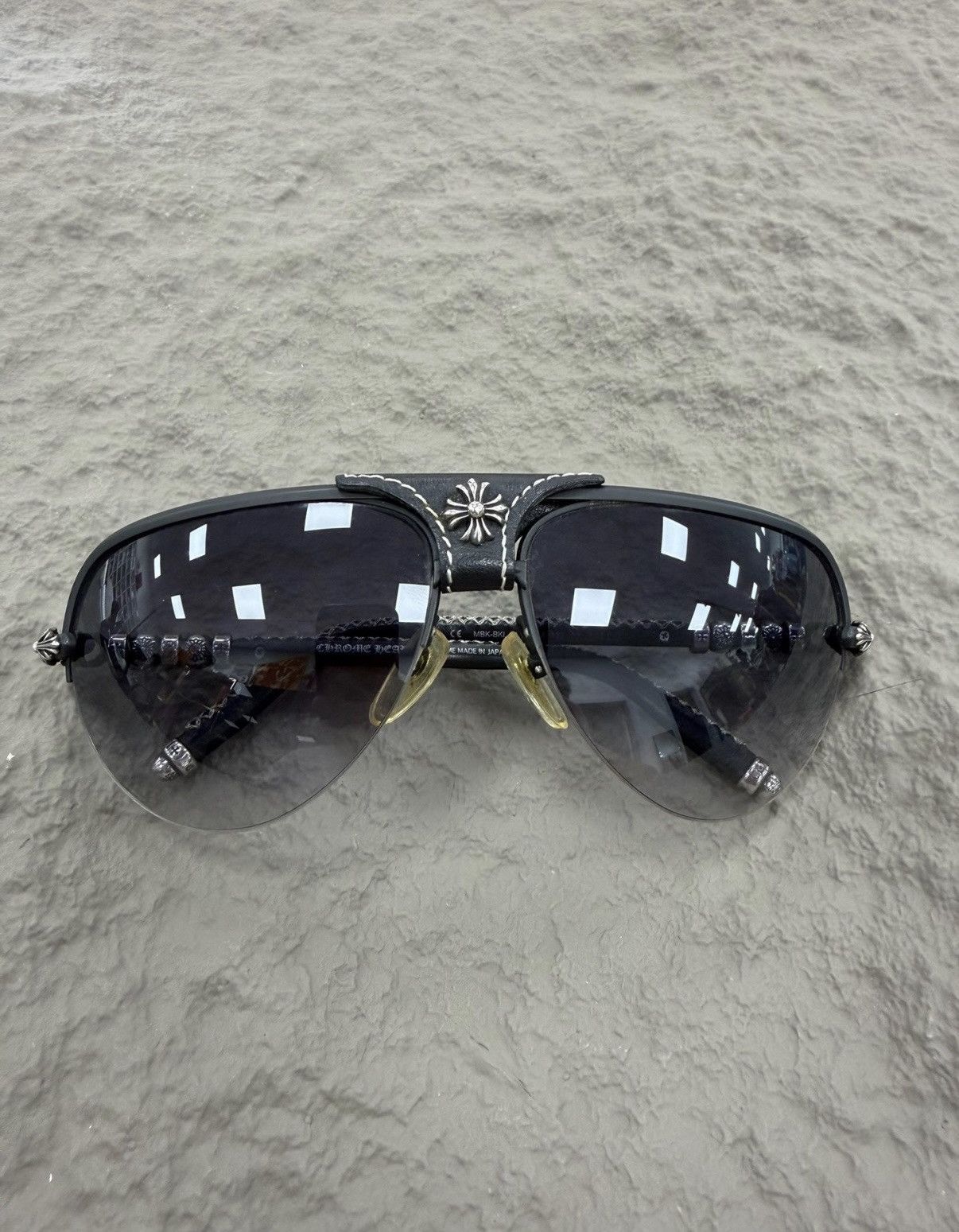 Chrome Hearts Chrome Hearts Y2K Millennium Aviator Sunglasses Size ONE SIZE - 1 Thumbnail