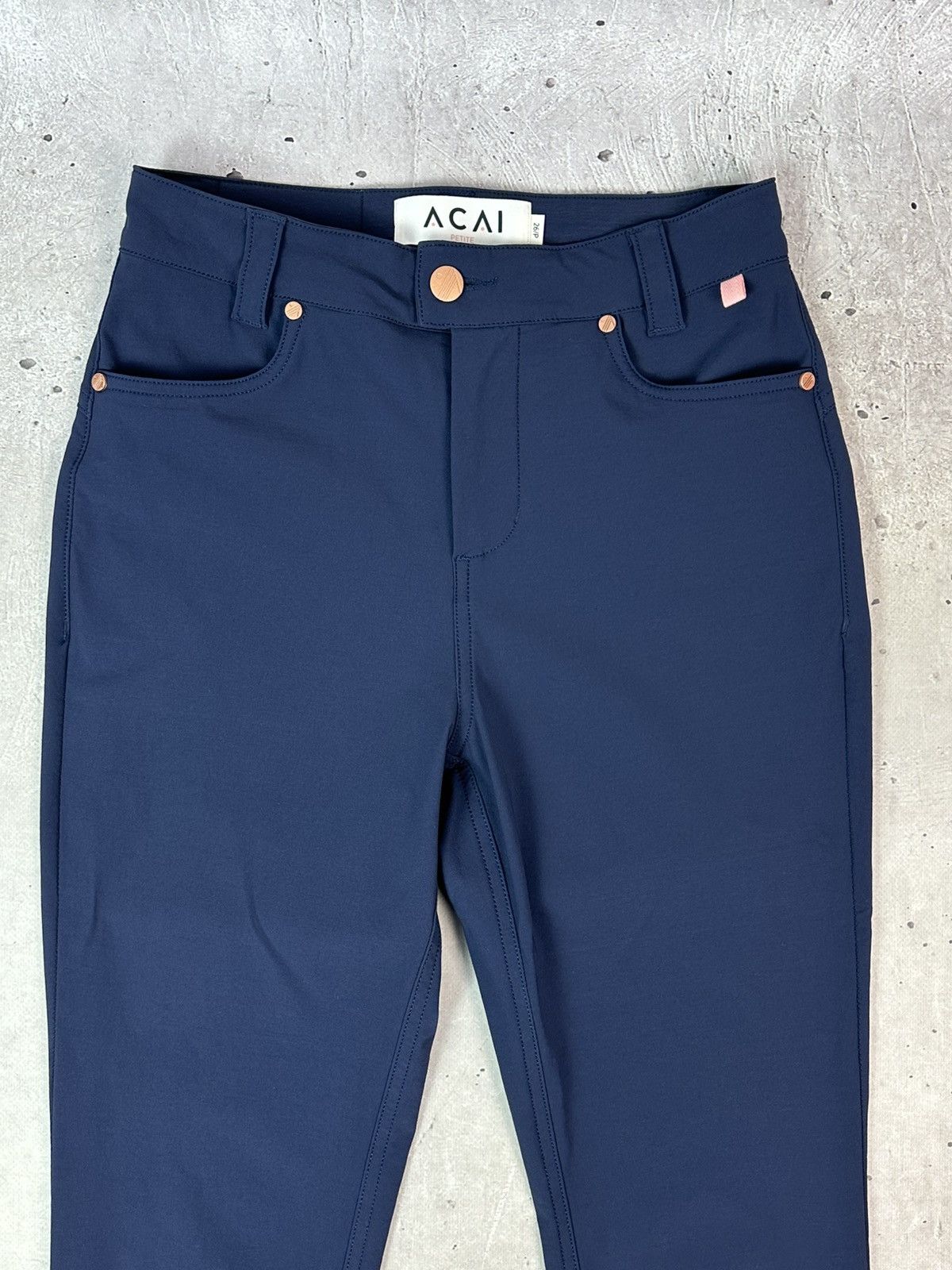 Other Acai Max Stretch Skinny Blue Women’s Outdoor Nylon Trousers Size 26" / US 2 / IT 38 - 4 Thumbnail