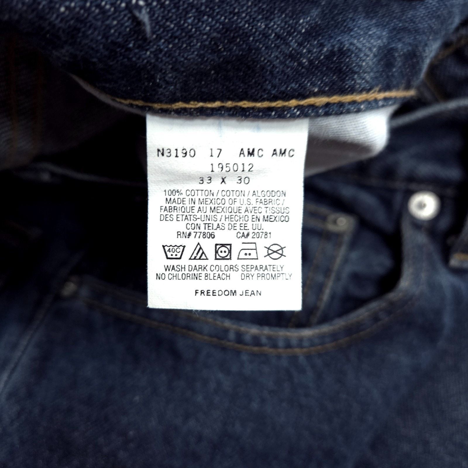 Tommy Hilfiger Tommy Hilfiger Freedom Jeans 33x30 Baggy Loose Tapered Y2K Size US 33 - 4 Thumbnail