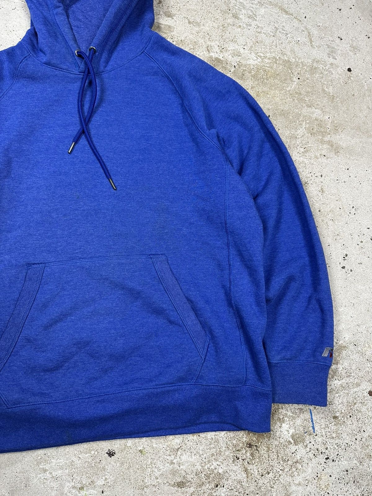 Russell Athletic Vintage Y2K Russell Athletic Premium Fleece Blank Hoodie Size US L / EU 52-54 / 3 - 6 Thumbnail