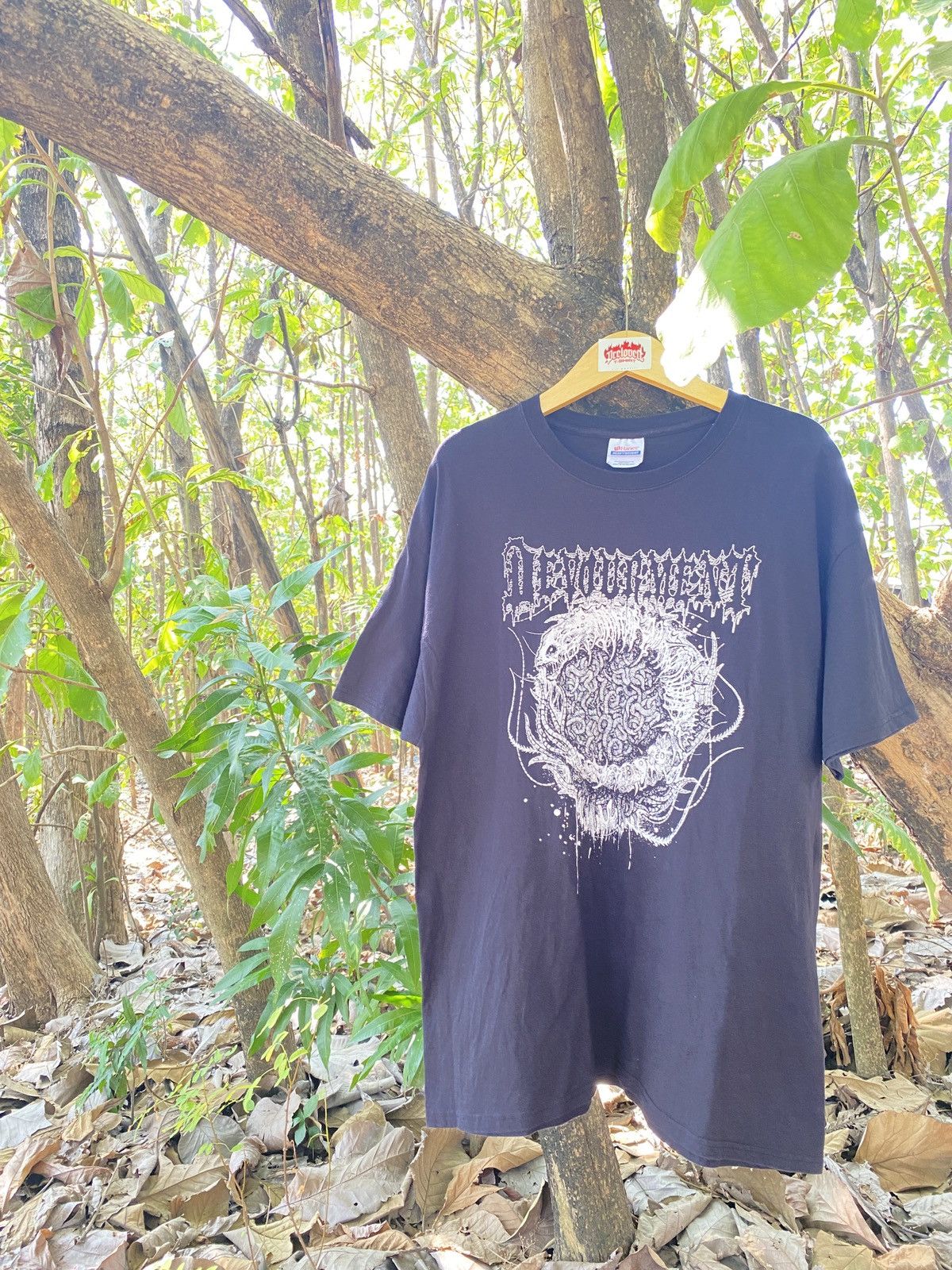 Band Tees Rare Vintage Devourment 2004 Maggot Infestation Brutal Tee Size US XL / EU 56 / 4 - 1 Thumbnail