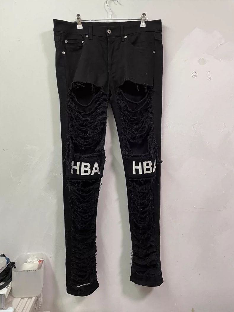 HOOD BY AIR（HBA）Raw Denim Pant ストレートデニム Buy Hood By Air Raw Denim Pant #2 'Black' - HBA 154A 02 | GOAT