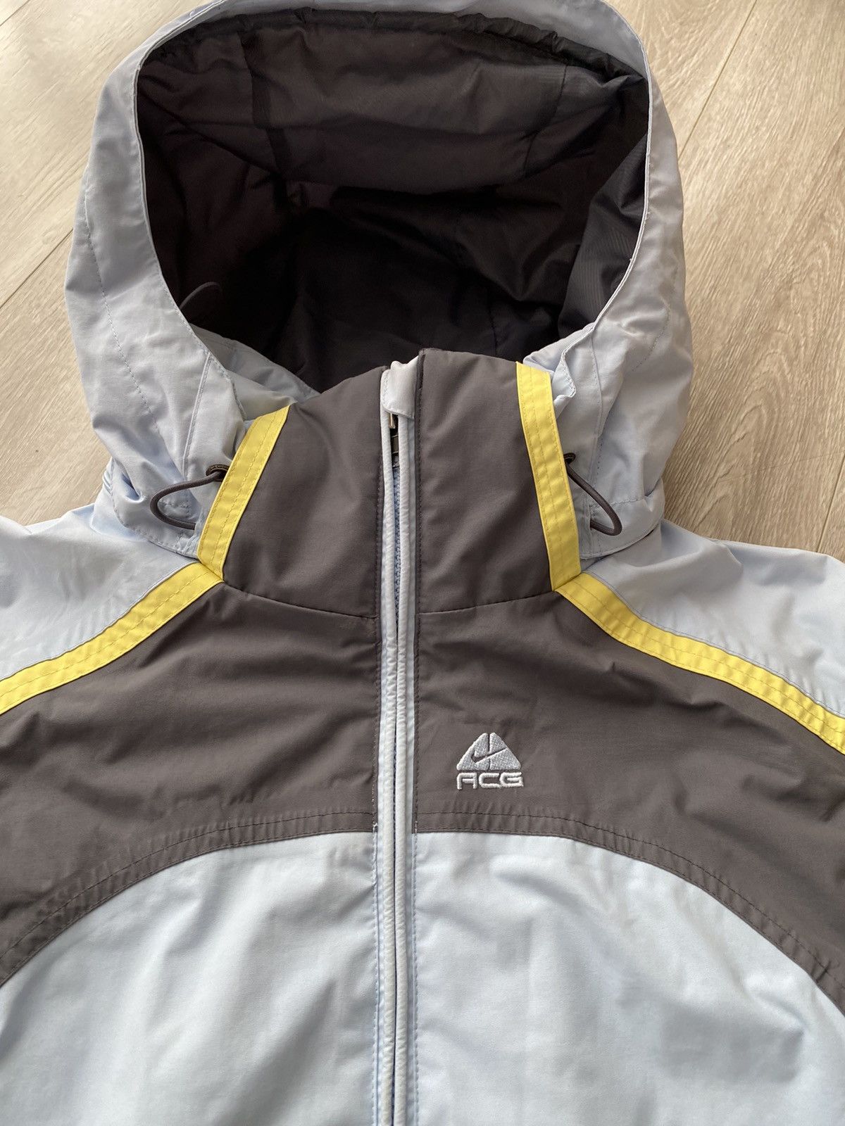 Nike × Nike ACG × Vintage Nike ACG Vintage Grey Baby Blue Tech Windbreaker Jacket Size M / US 6-8 / IT 42-44 - 5 Thumbnail