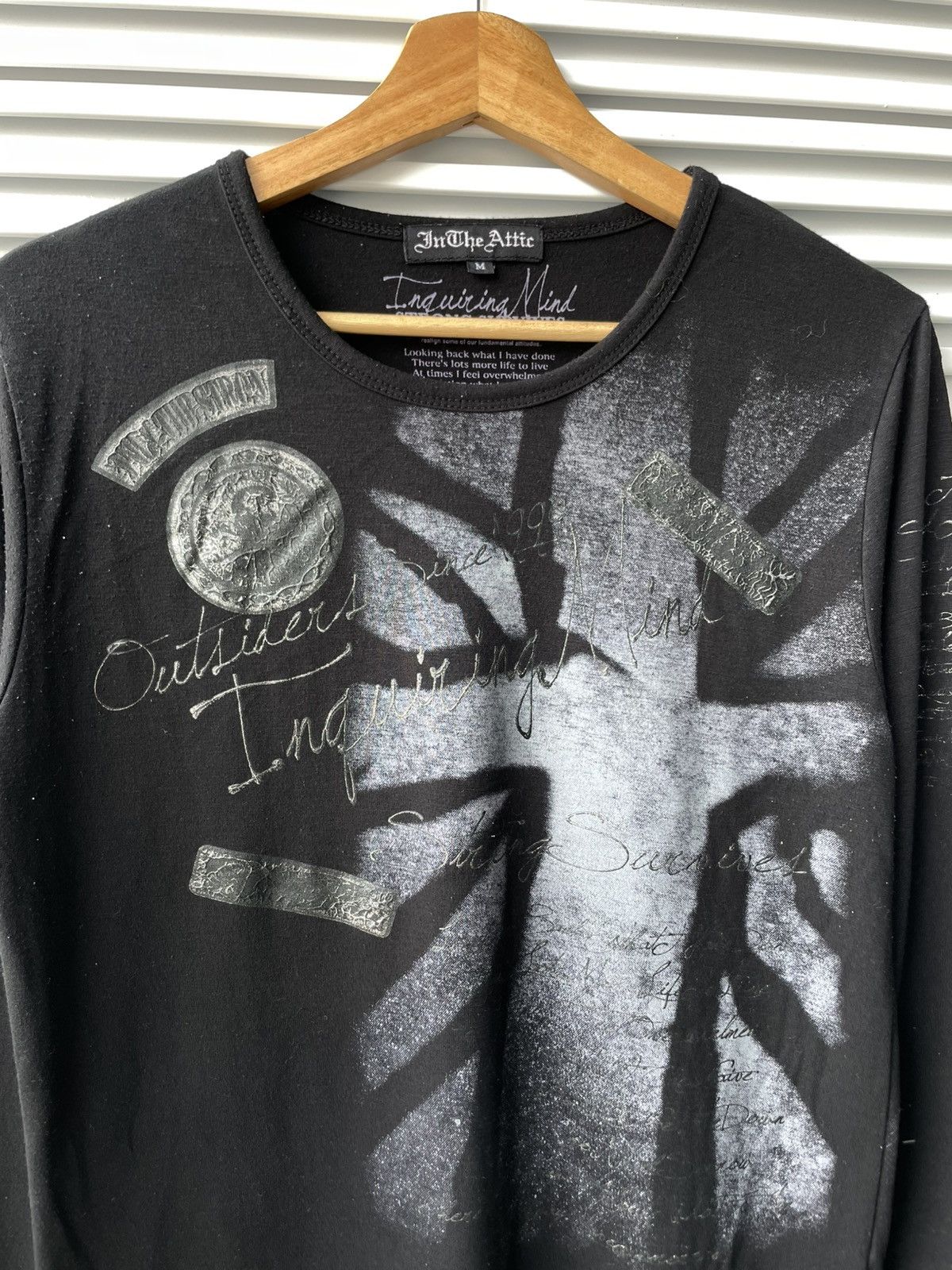 In The Attic Y2K In the Attic Affliction Britain Long Sleeve Thsirt Size US M / EU 48-50 / 2 - 3 Thumbnail