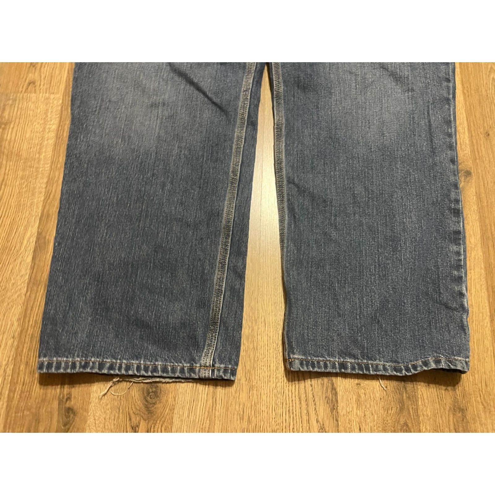 Carhartt Carhartt Jeans Mens 42x28 Blue Denim Straight Leg Relaxed Fit Jeans Size US 42 / EU 58 - 4 Thumbnail