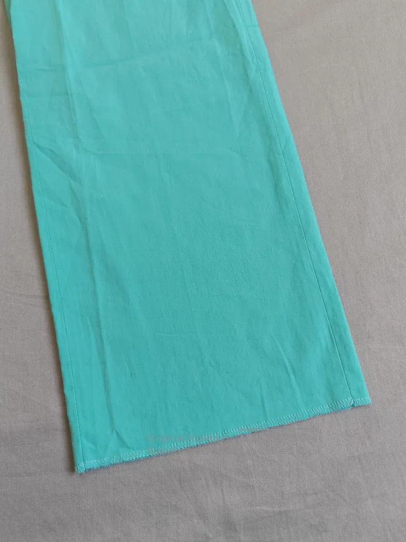 Hermes Hermes Men's Casual Sport Pants, 100% Cotton, Turquoise Co Size US 40 / EU 56 - 7 Thumbnail