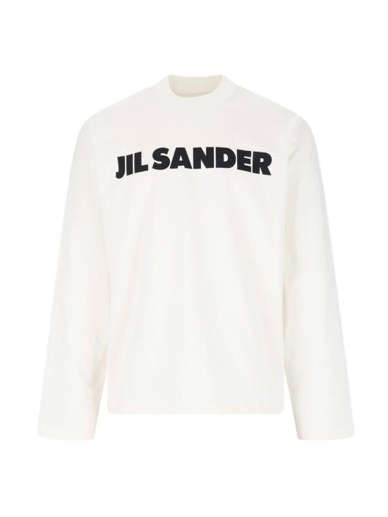 Tシャツ・カットソー JIL SANDER Men Hoodies J22GC0136 J45148 102 White JIL SANDER ジルサンダー 長袖 Tシャツ J22GC0136 J45148 メンズ