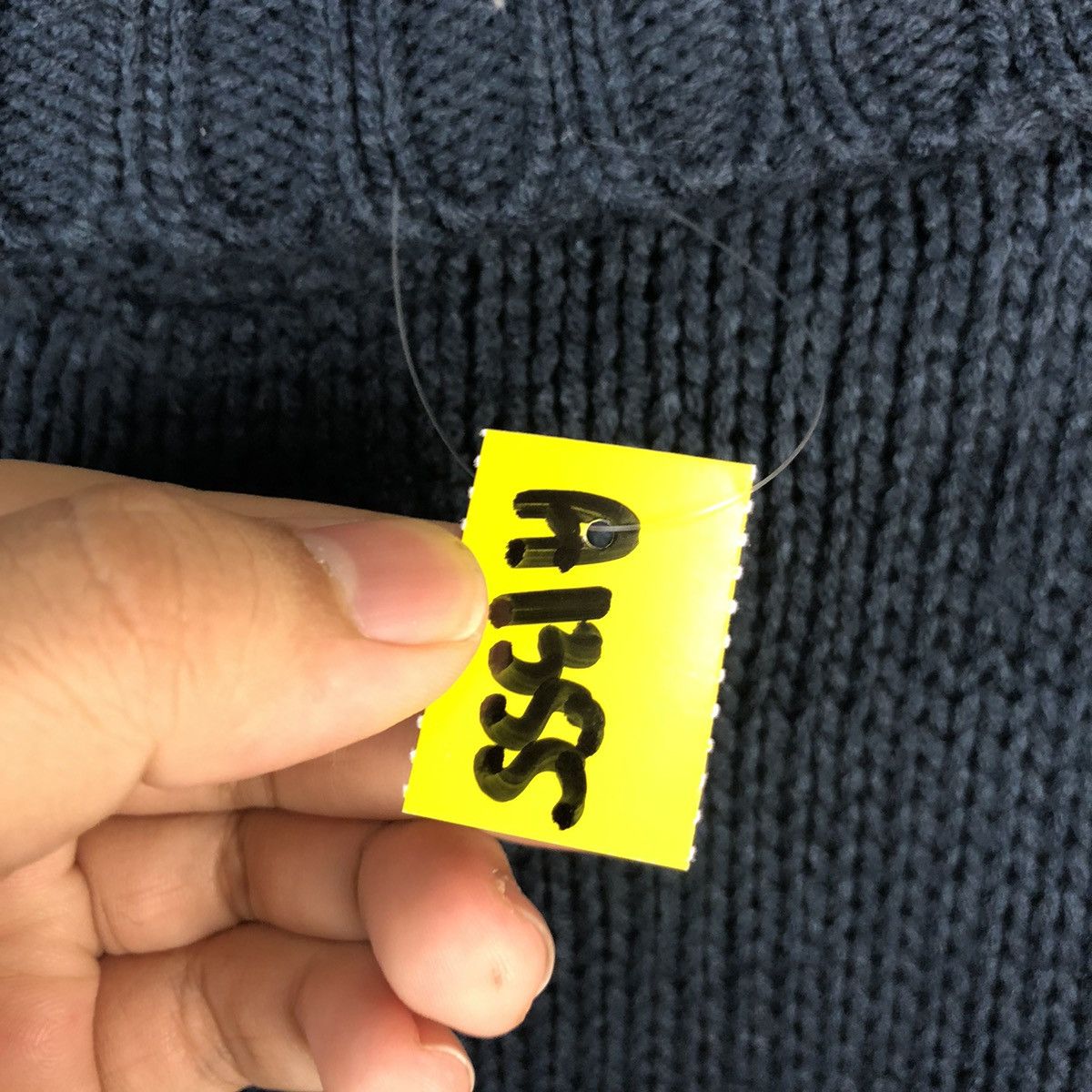 Homespun Knitwear × Japanese Brand RCWB Dark Blue Turtle Neck ripped Knitwear #A1355 Size M / US 6-8 / IT 42-44 - 9 Thumbnail