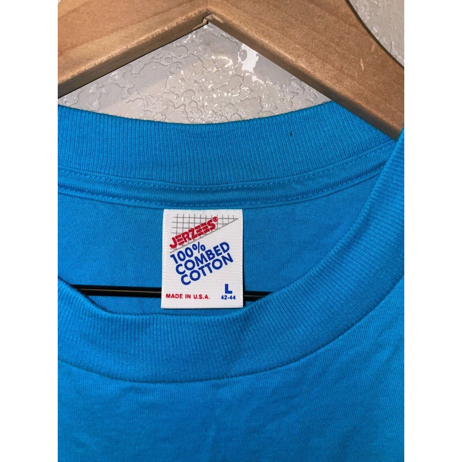 Jerzees Vintage Cape Cod Shirt MA Boat Sailboat Blue Tee VTG 90s L Size US L / EU 52-54 / 3 - 7 Thumbnail