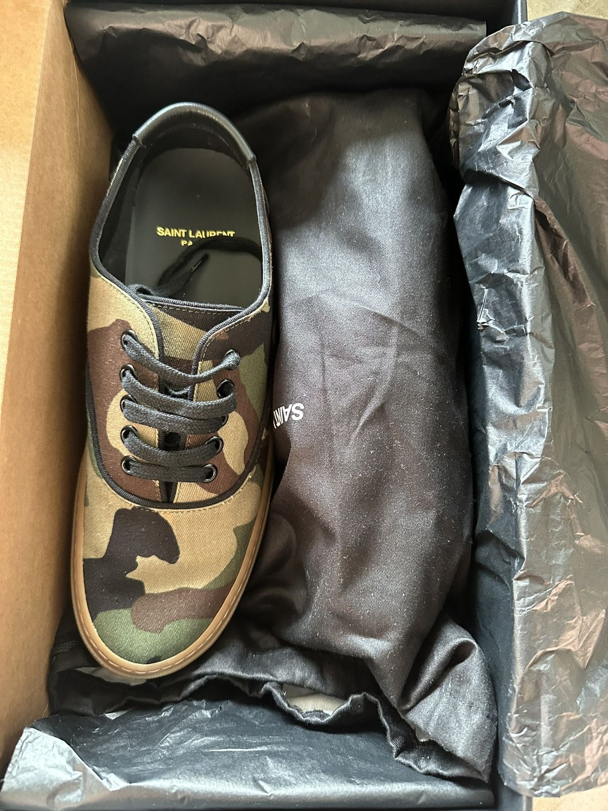 Saint Laurent Paris Saint Laurent Venice low top sneaker camouflage camo hi 41.5 Size US 8.5 / EU 41-42 - 2 Thumbnail