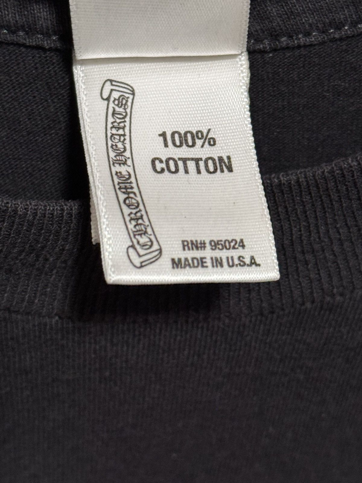 Chrome Hearts Chrome Hearts Hollywood Black Pocket Tee Size US S / EU 44-46 / 1 - 6 Thumbnail