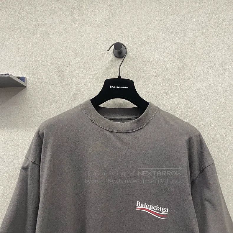 Balenciaga Balenciaga Coke Logo Grey Short Sleeve T-Shirt Size US XS / EU 42 / 0 - 4 Thumbnail