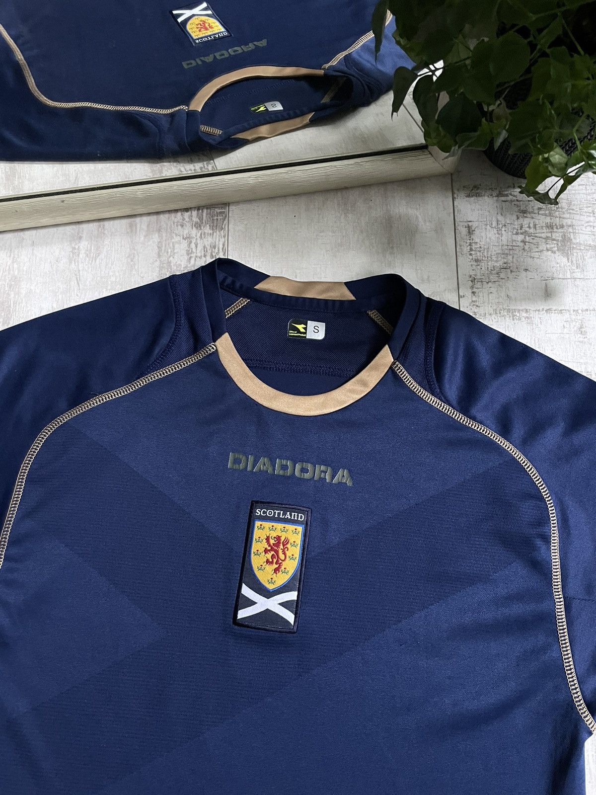 Diadora Vintage Diadora Scotland 2007/2008 Football Shirt Size US S / EU 44-46 / 1 - 3 Thumbnail