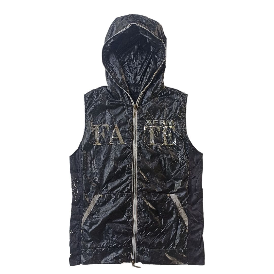 Japanese Brand Vintage Y2K XFRM Sleeveless Hoodie Vest Size US L / EU 52-54 / 3 - 2 Thumbnail