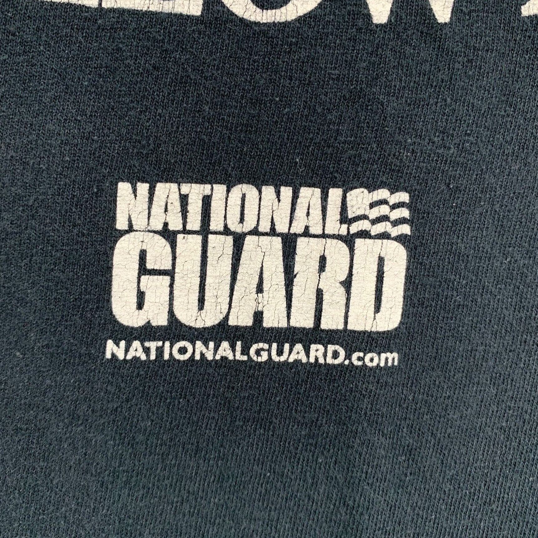 Gildan Vintage Gildan Army National Guard T-shirt North Carolina Alpha Dogs 90s Black Graphic Tee Unisex Mens Womens S/M Size US S / EU 44-46 / 1 - 6 Thumbnail