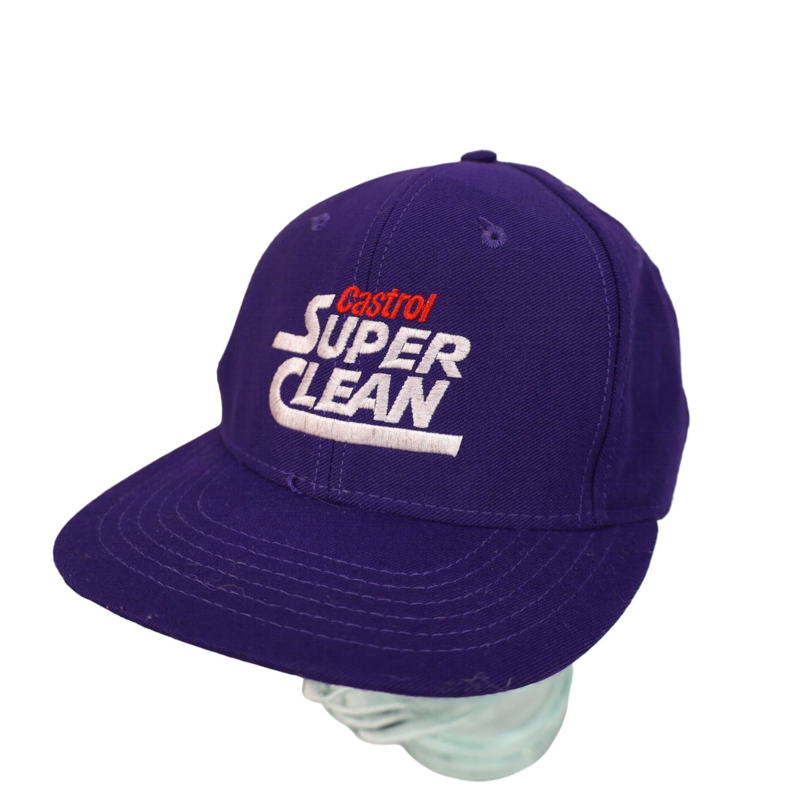 Vintage Vintage Castrol Super Clean Spellout Snapback Hat Size ONE SIZE - 1 Thumbnail