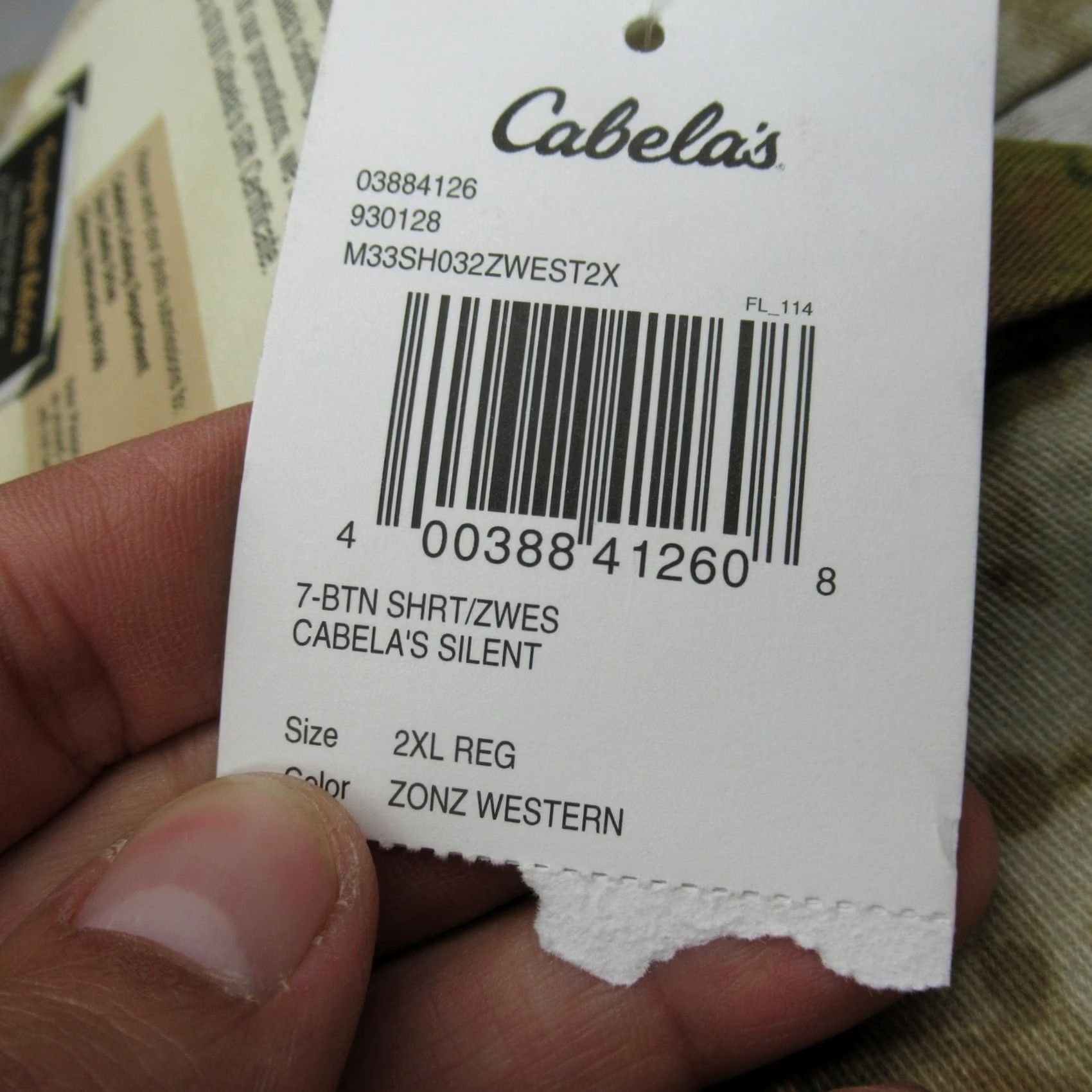 Vintage Cabela's Shirt Mens 2XL Tan Camo ZONZ Western 7 Button Long Sleeve Hunting NEW Size US XXL / EU 58 / 5 - 5 Thumbnail