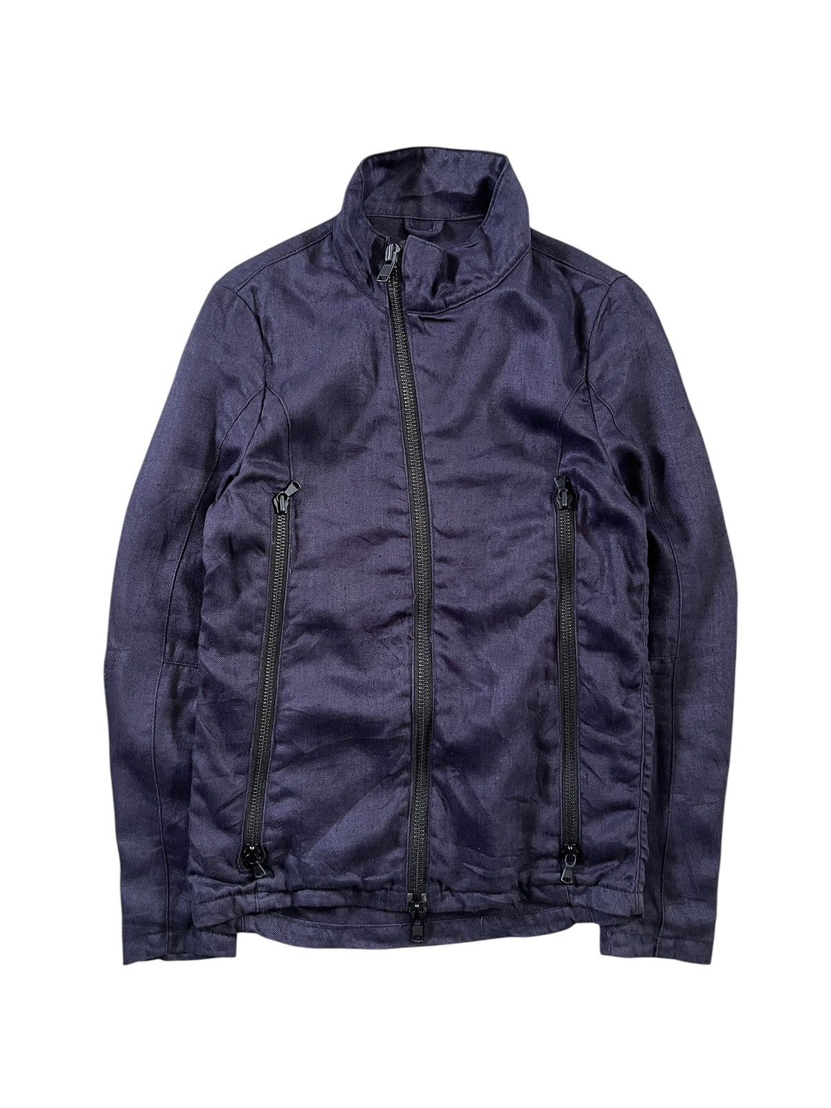 Designer × Japanese Brand × RIPVANWINKLE Rip Van Winkle Zipper Linen Jacket Size US S / EU 44-46 / 1 - 5 Thumbnail