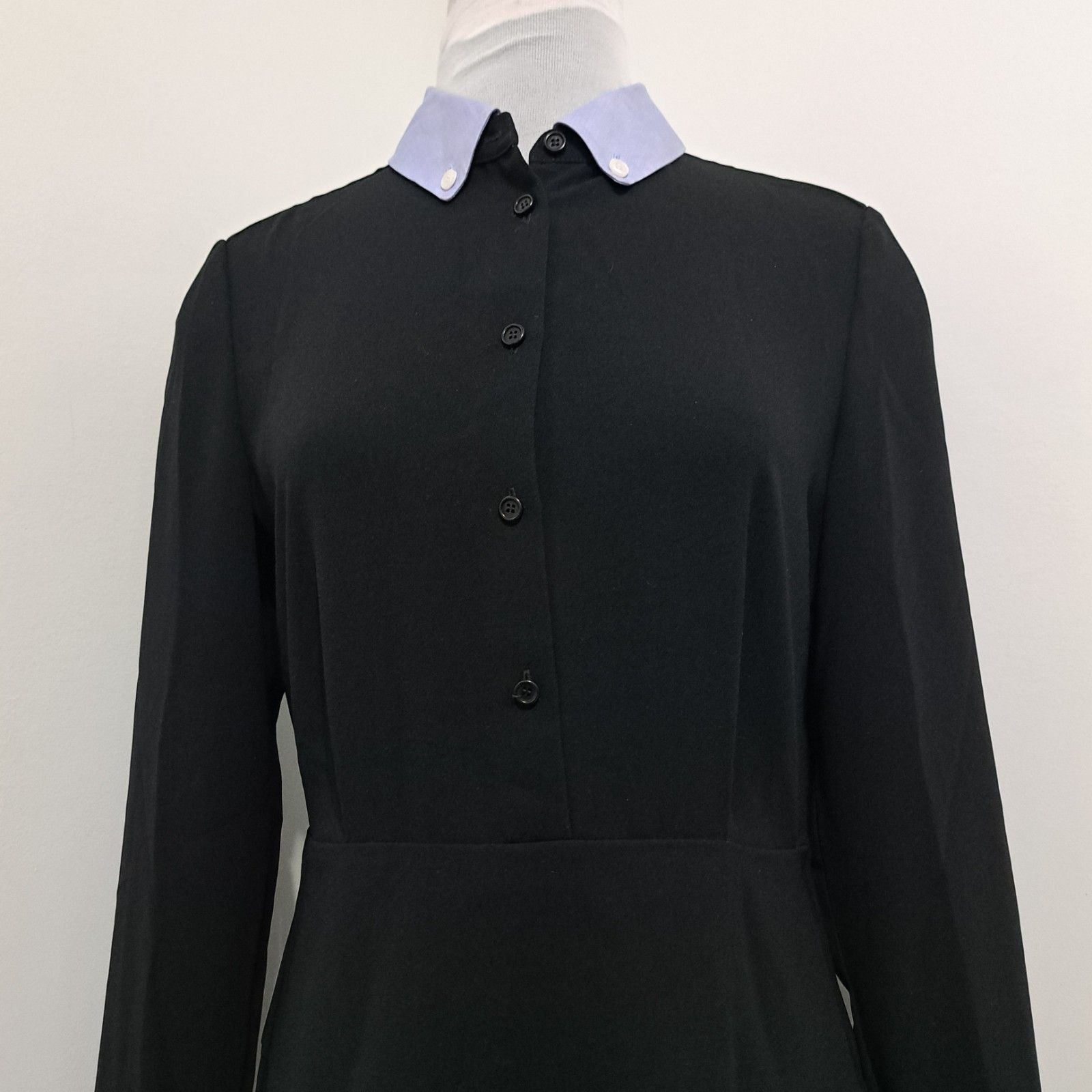 Coach Coach Removable Collar Button Front Flare Shirt Boho Goth Dr Size M / US 6-8 / IT 42-44 - 5 Thumbnail