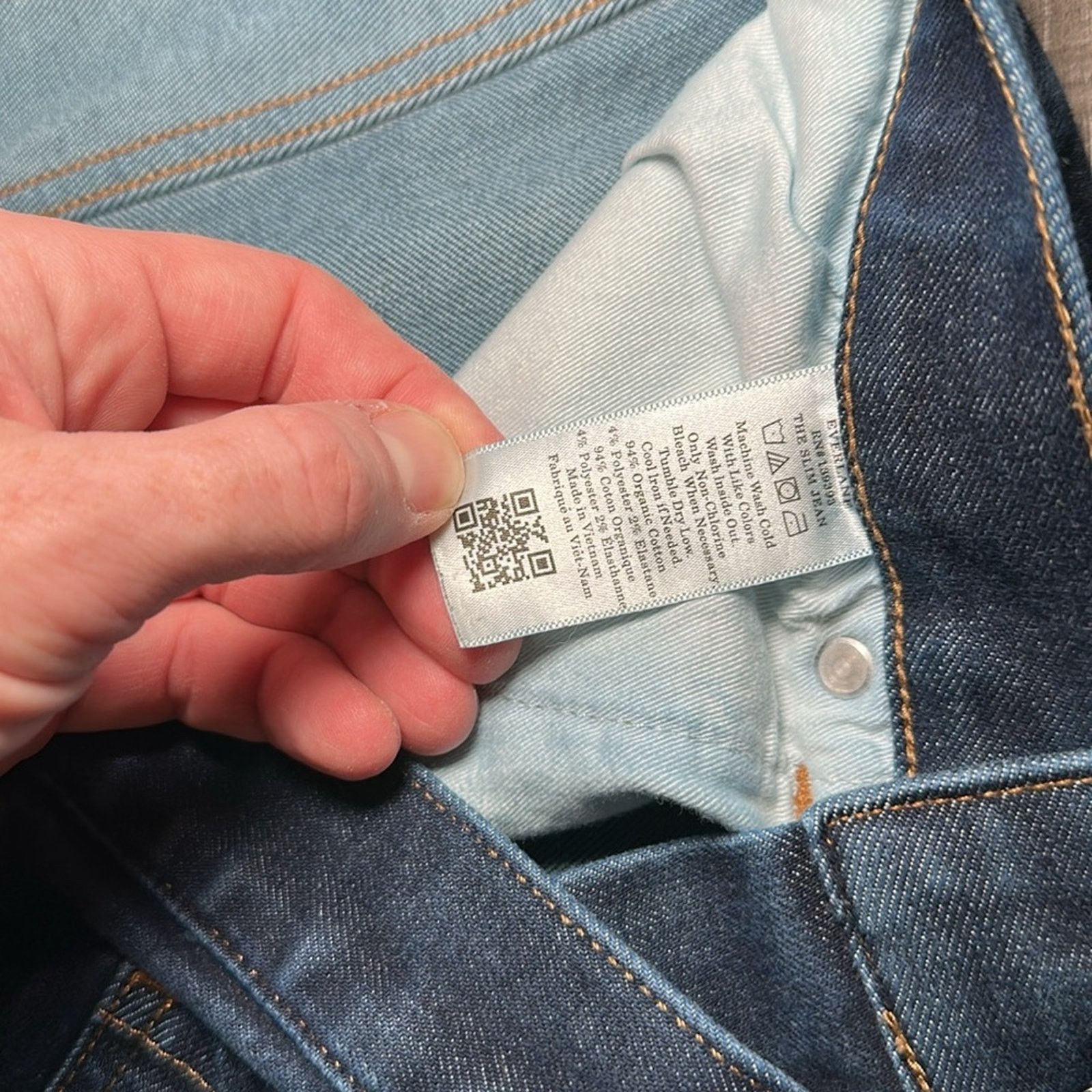 Everlane Everlane Uniform The Slim Jeans - 32x28 Size US 32 / EU 48 - 8 Thumbnail