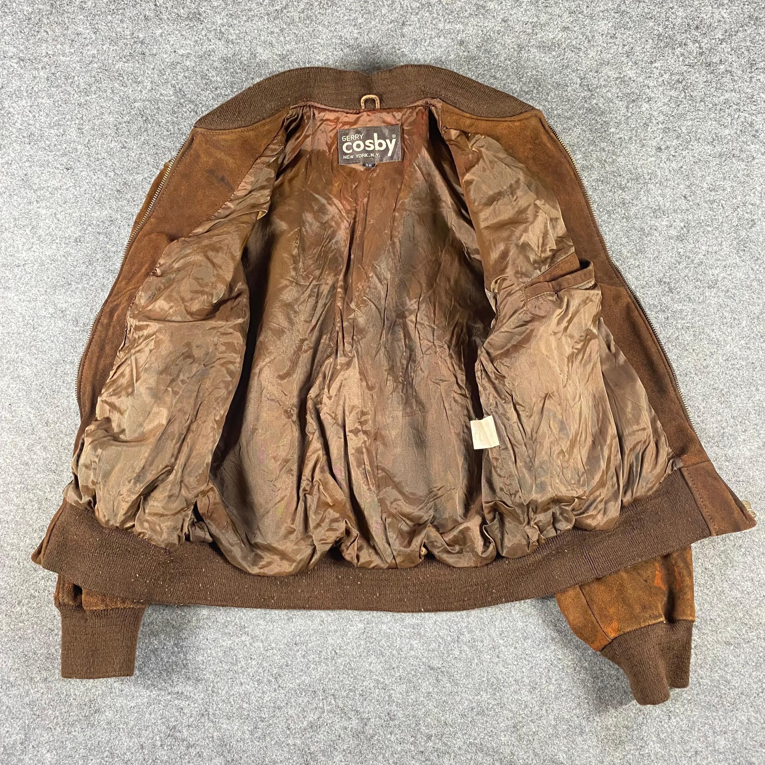 Hysteric Glamour Vintage Cosby Bombers Leather Jacket Size US M / EU 48-50 / 2 - 8 Thumbnail