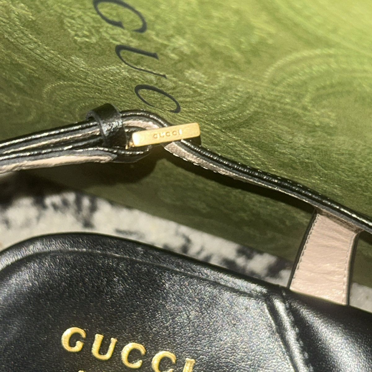 Gucci Gucci Double G Thong Sandal Nappa Black size 39 Size US 9 / IT 39 - 6 Thumbnail