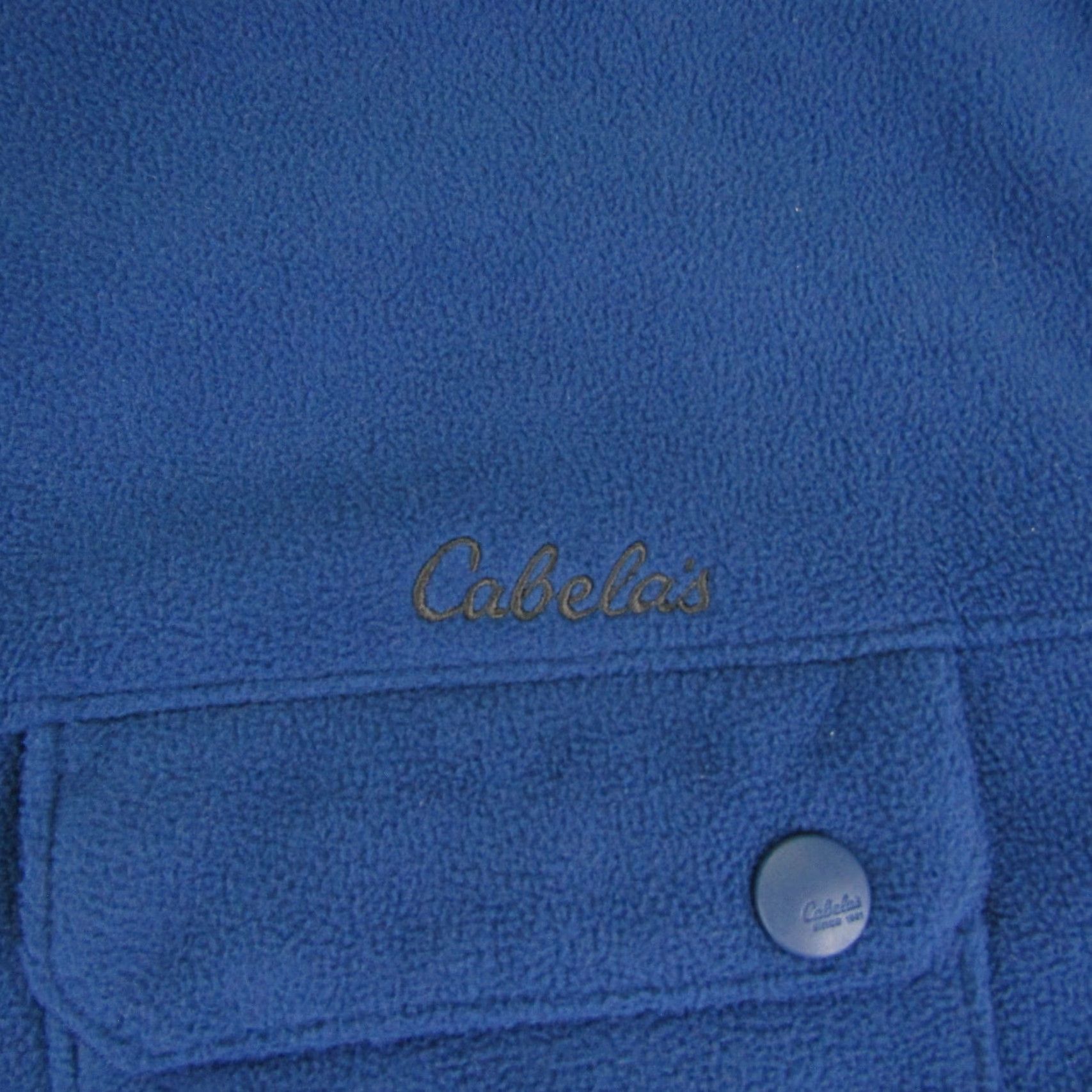 Vintage Cabelas Jacket Mens 2XL XXL Blue Fleece Full Zip Pockets Outdoors Coat Size US XXL / EU 58 / 5 - 3 Thumbnail