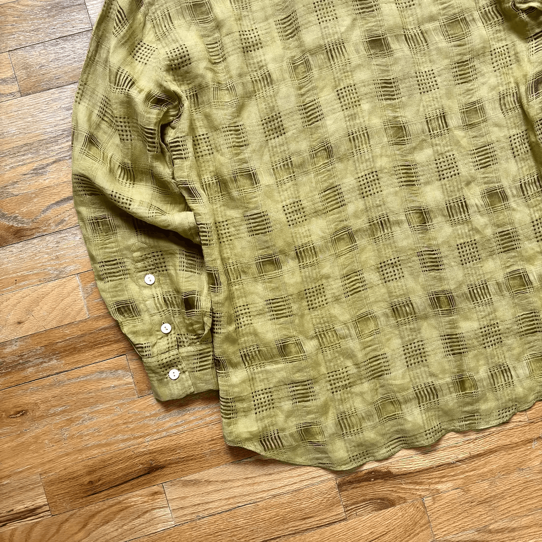 Dior SS2000 by John Galliano Tulle Plaid Button-Up Shirt Size US S / EU 44-46 / 1 - 7 Thumbnail