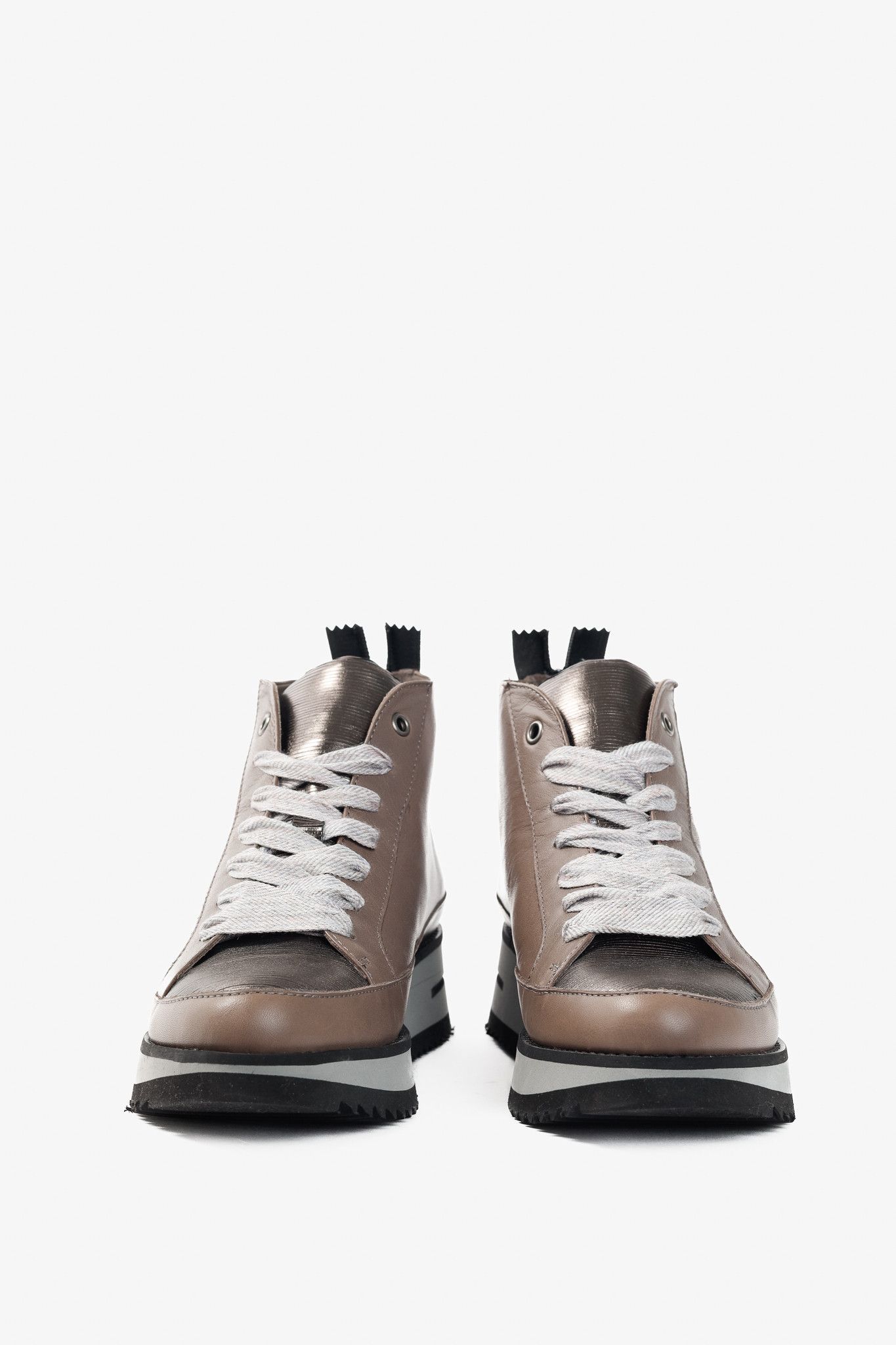 Ron White Ron White Niveah Porcini Nappa Leather Lace-Up Ankle Boots Size US 7 / IT 37 - 2 Thumbnail