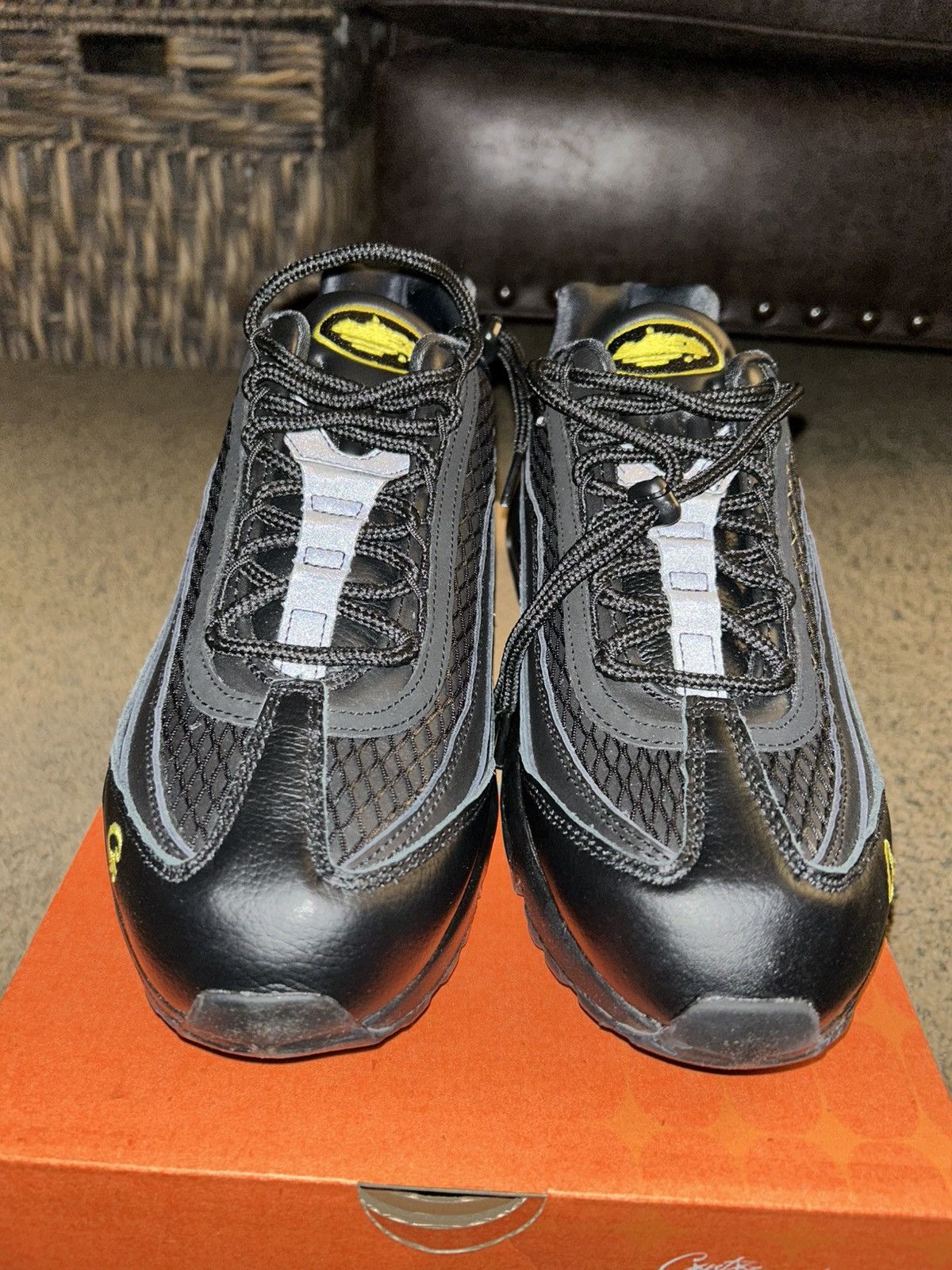 Corteiz × Nike Nike Air Max 95 Corteiz Honey Black Size US 11.5 / EU 44-45 - 2 Thumbnail