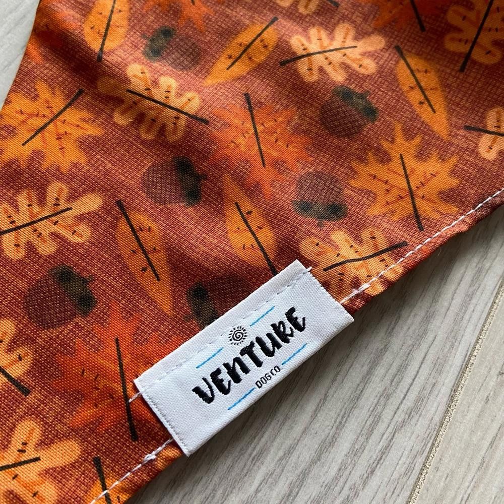 Designer Venture Dog Co Fall and Plaid Dog Bandana Size ONE SIZE - 3 Thumbnail