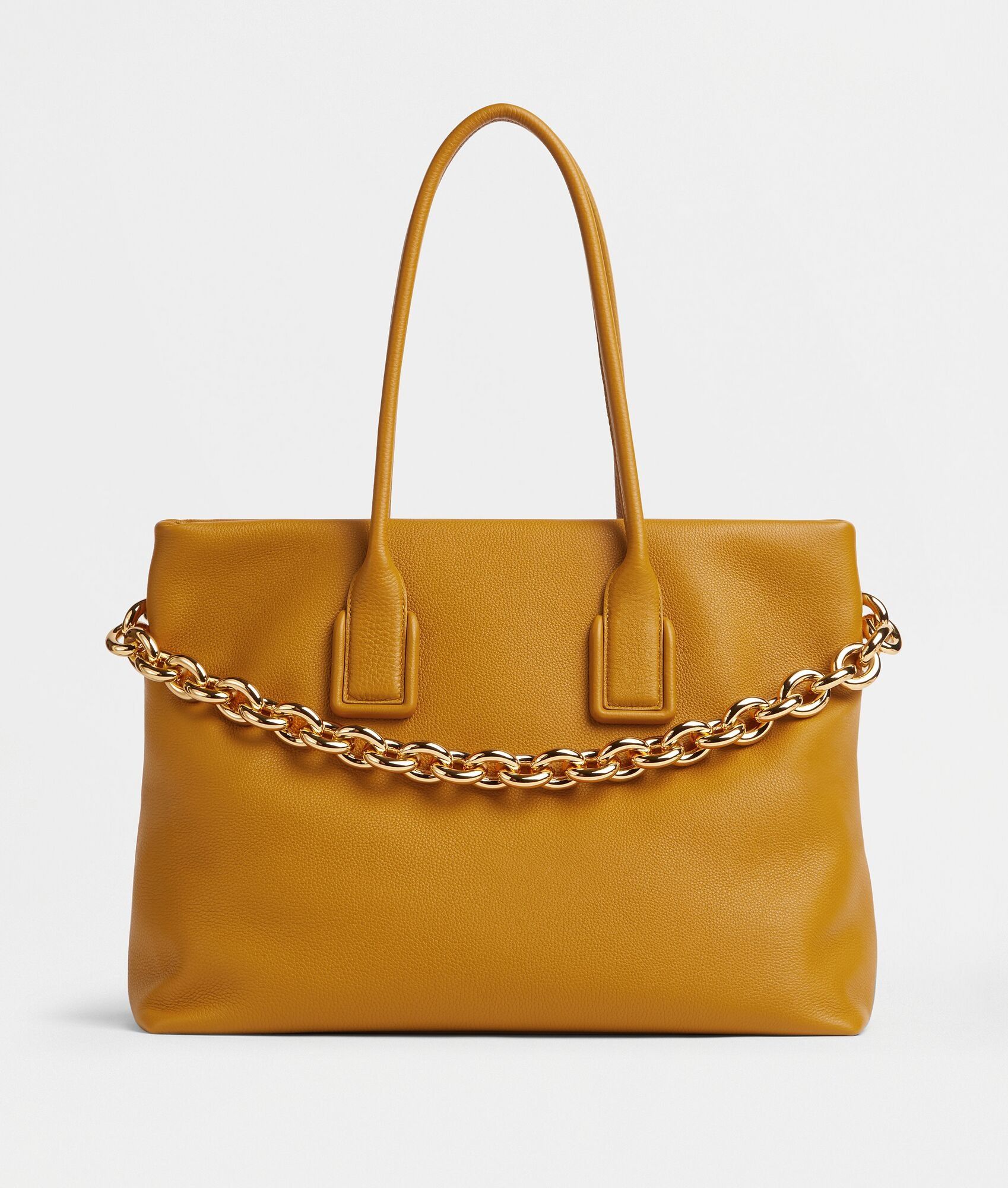 Bottega Veneta O1N1Vont0525 Size: Os / Chain Tote Bag In Cob in Yellow, Women's