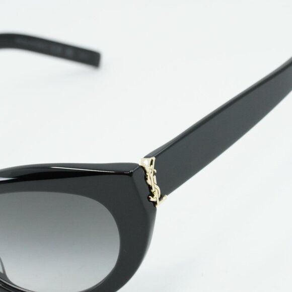 Saint Laurent Paris 🕶️ New Saint Laurent SLM115 002 Sunglasses - Black Frame Size ONE SIZE - 9 Thumbnail