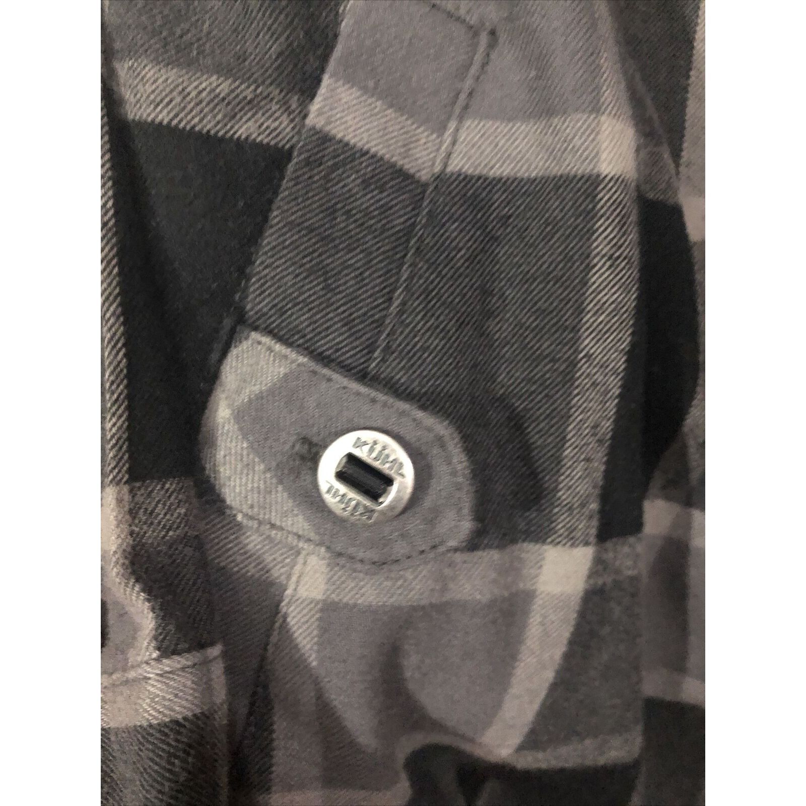 Kuhl KUHL shirt Womens small gray plaid pullover 1/4 button long Size S / US 4 / IT 40 - 2 Thumbnail