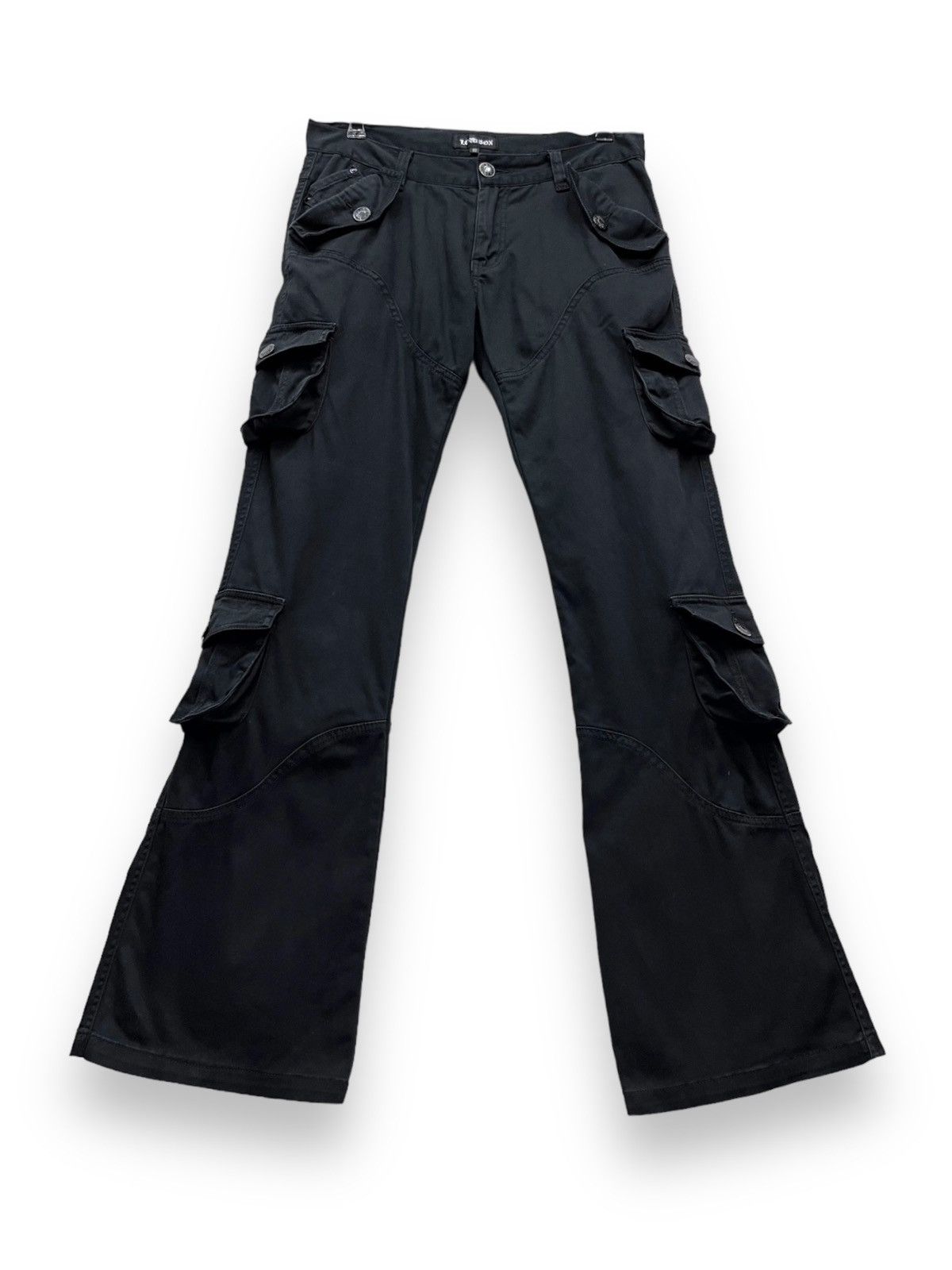 Japanese Brand × LOWBOX LOWBOX Seditionaries Punk Black Cargo Undercover FLARE Cargo Size 30" / US 8 / IT 44 - 3 Thumbnail