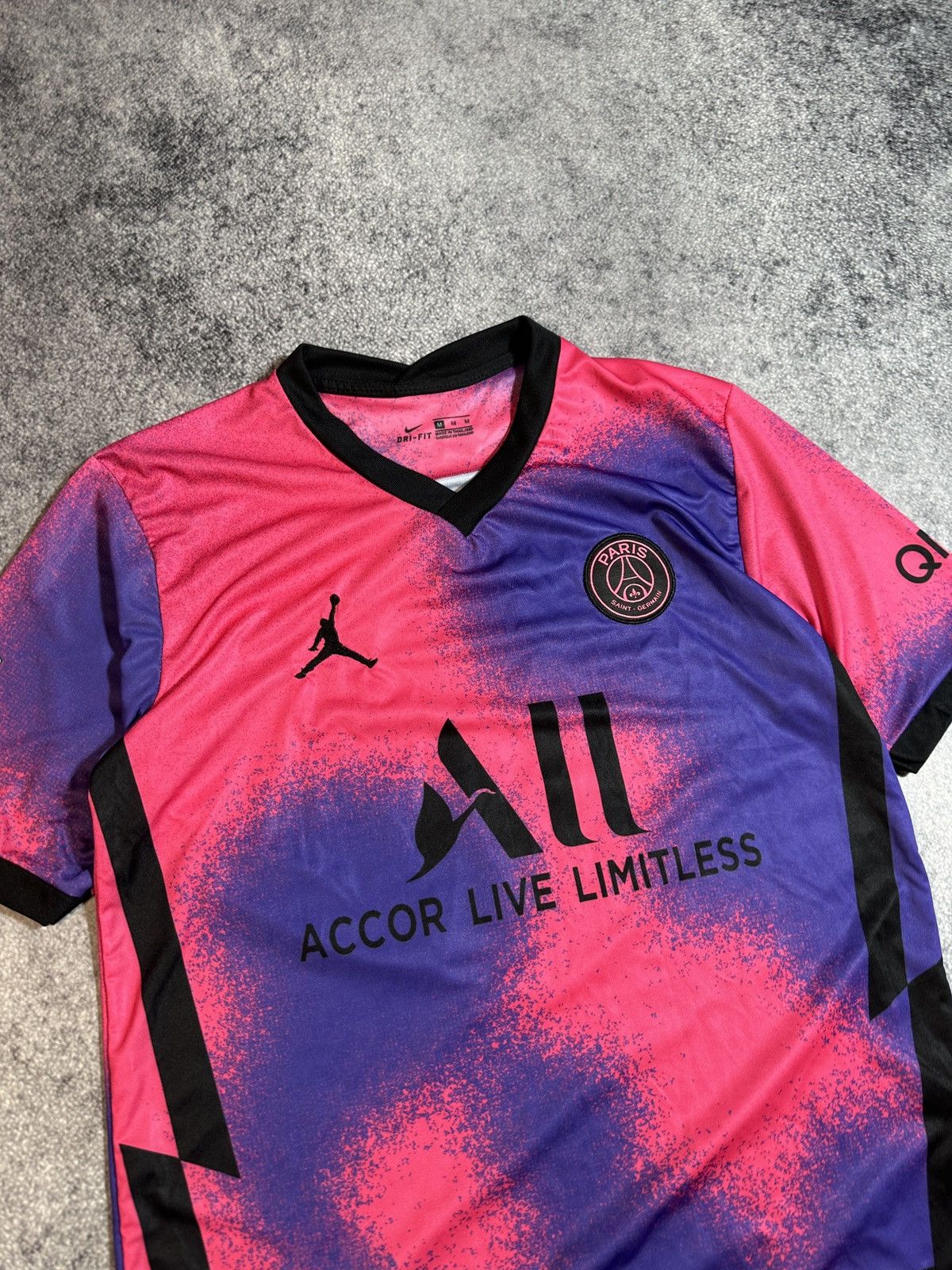 Other Jordan PSG Messi Soccer Jersey Blokecore Style Rare USA S Size US S / EU 44-46 / 1 - 2 Thumbnail