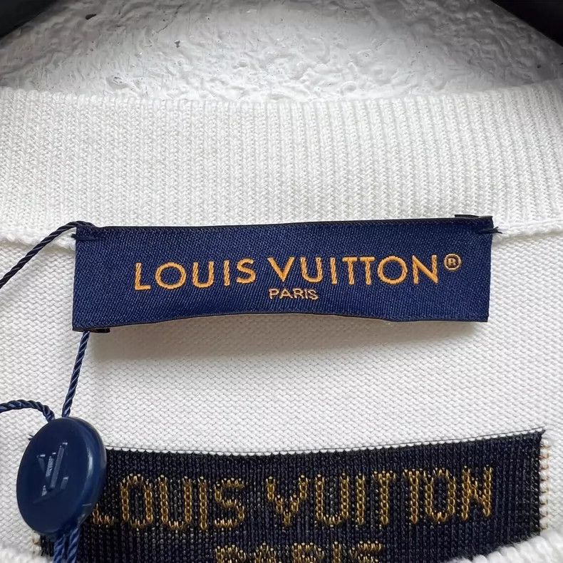 Louis Vuitton LOUIS VUITTON 23 New Flame Baseball LOGO Jacquard Knit Shor Size US XXL / EU 58 / 5 - 3 Thumbnail