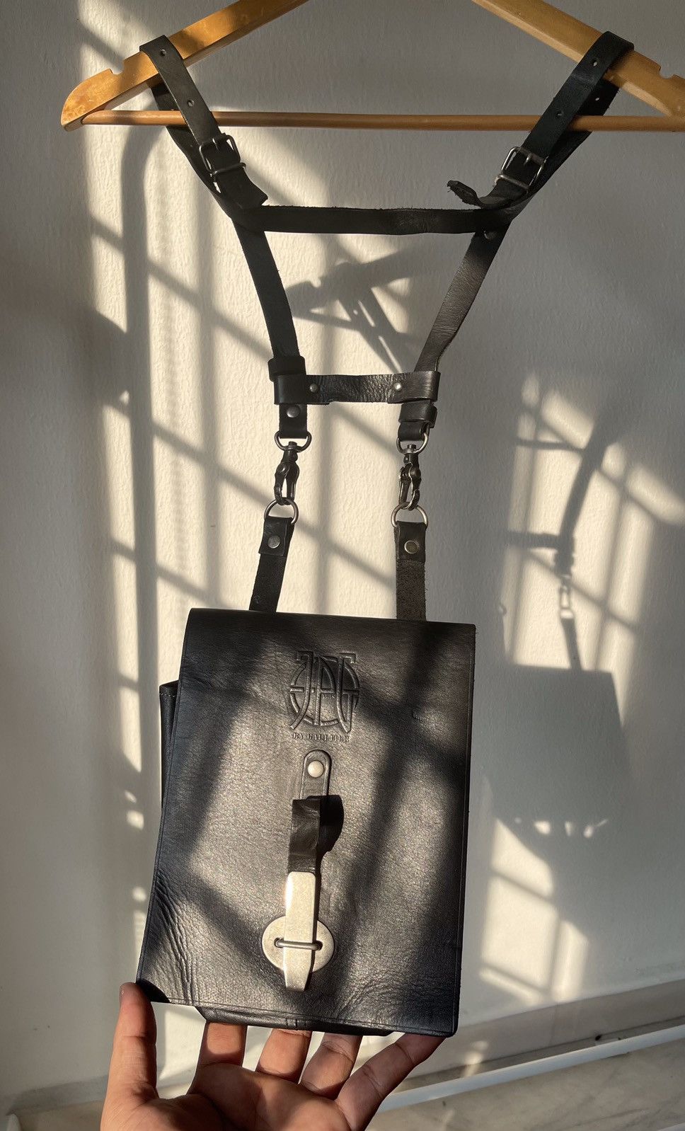 Jean Paul Gaultier 2000s Jean Paul Gaultier Bondage Sling Bag Size ONE SIZE - 7 Thumbnail