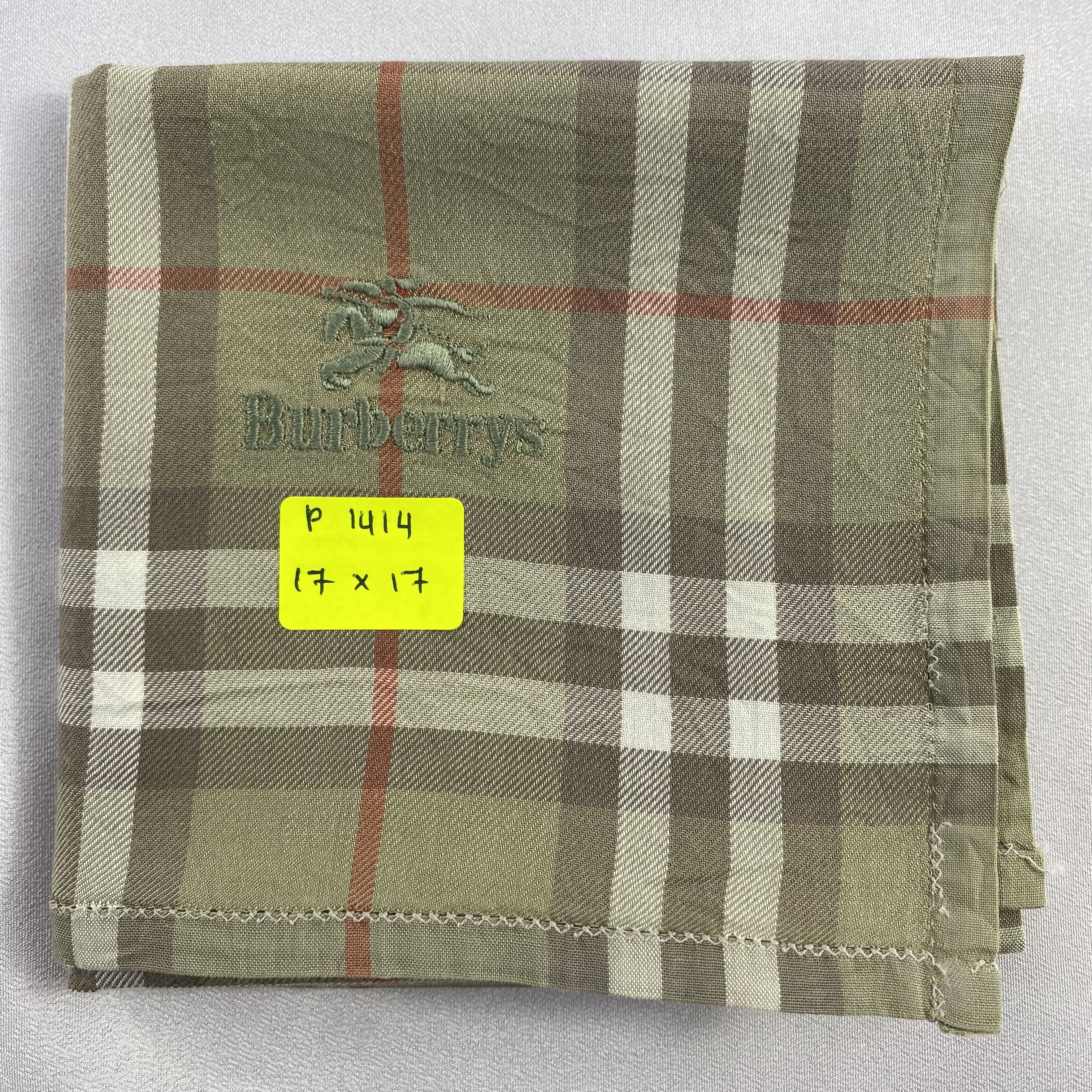 Burberry × Vintage Burberry Handkerchief / Neckerchief / Bandana-P1414 Size ONE SIZE - 5 Thumbnail
