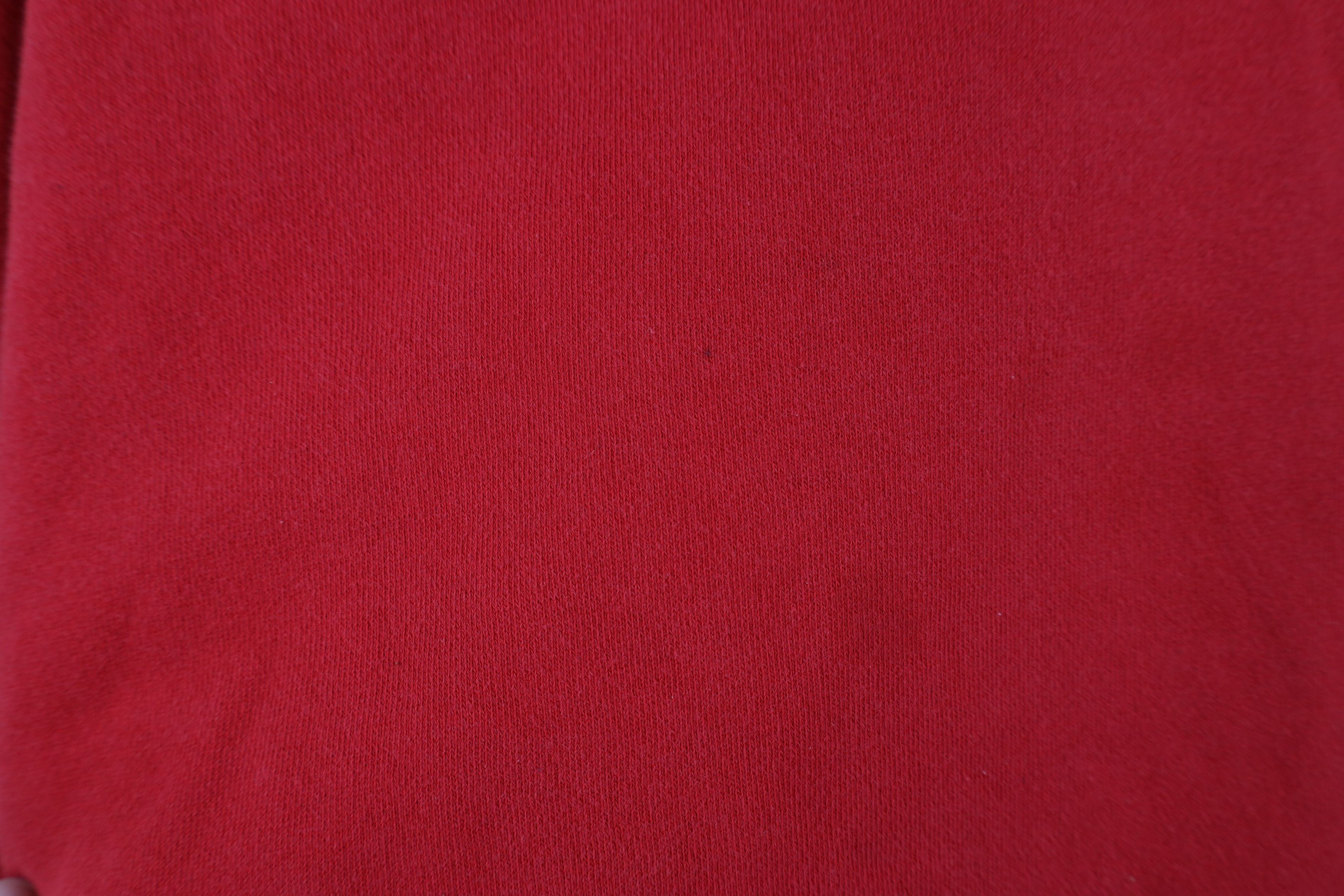 Gap Vintage 90s Gap Faded Spell Out Crewneck Sweatshirt Red Size XXL / US 16-18 / IT 52-54 - 6 Thumbnail