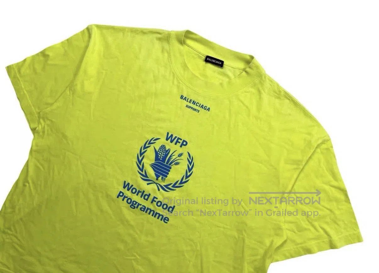 Balenciaga Green Short Sleeve Graphic Print T. Size US L / EU 52-54 / 3 - 3 Thumbnail