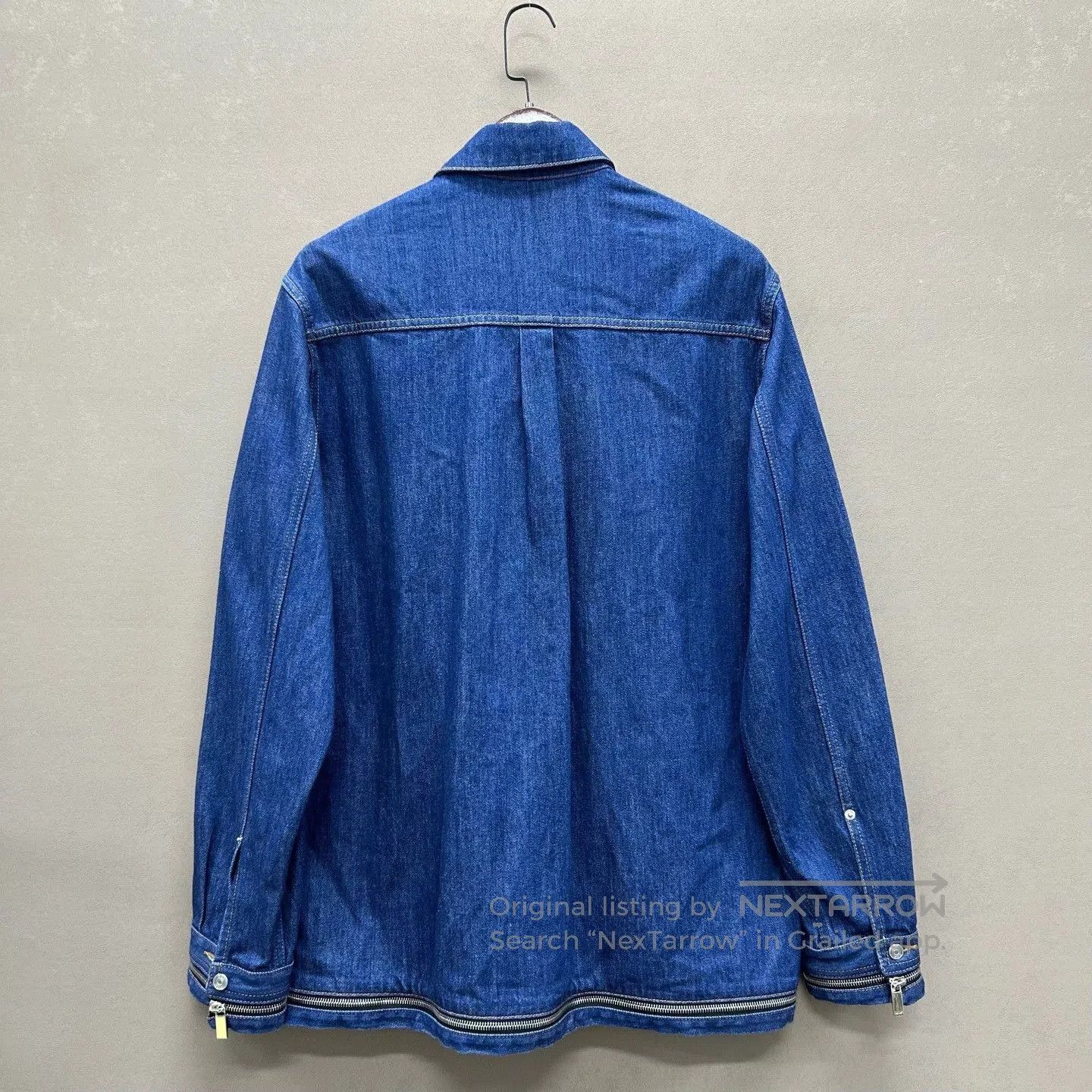 Dior dior detachable zip denim shirt jacket. Size US M / EU 48-50 / 2 - 2 Thumbnail