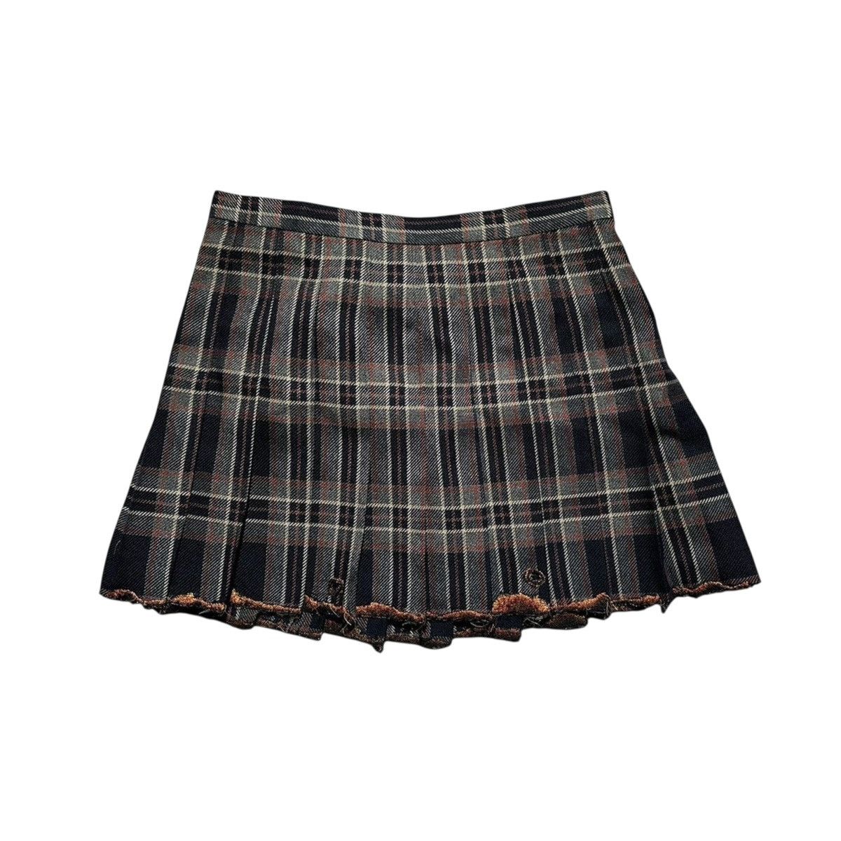 Doublet Burning embroidered pleated mini skirt Size 28" / US 6 / IT 42 - 1 Thumbnail