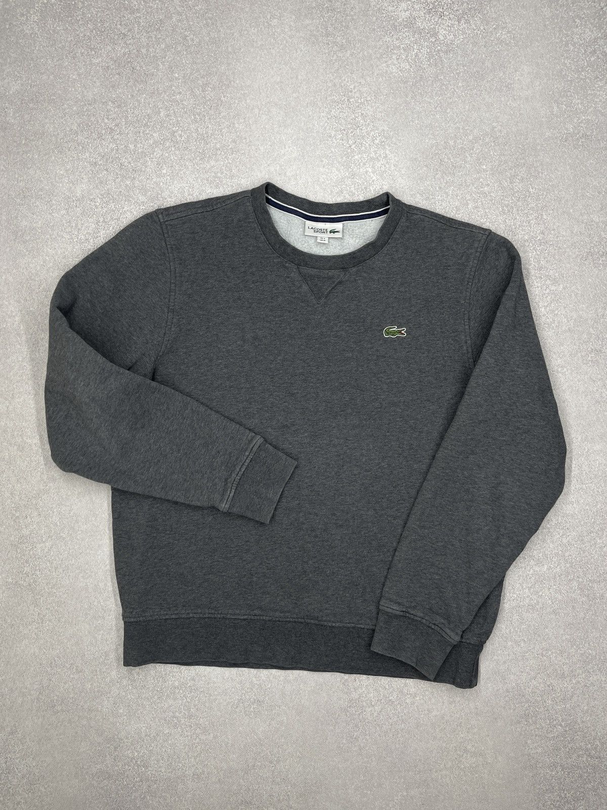 Lacoste Mens Lacoste Sweatshirt Grey Size M Size US M / EU 48-50 / 2 - 2 Thumbnail